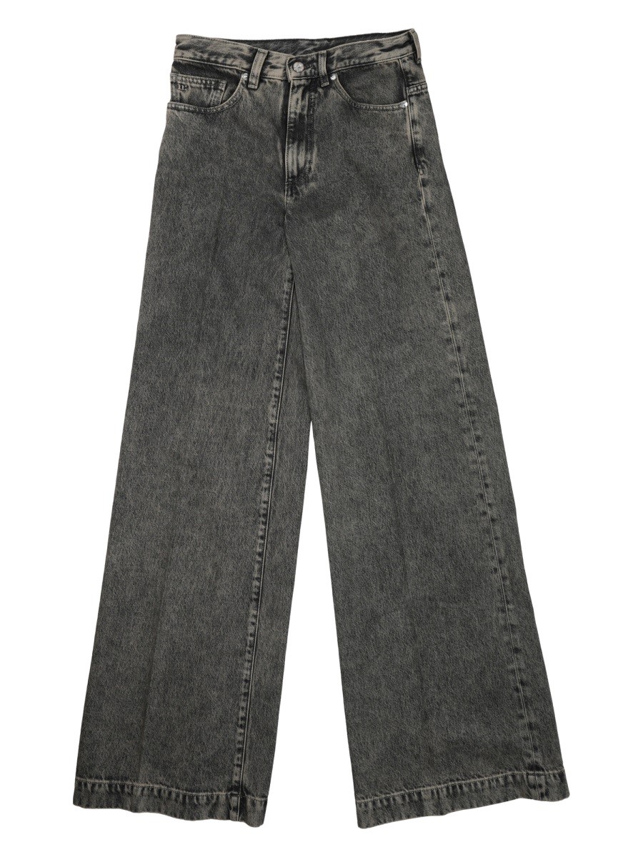 JEANS AMPIO IN COTONE