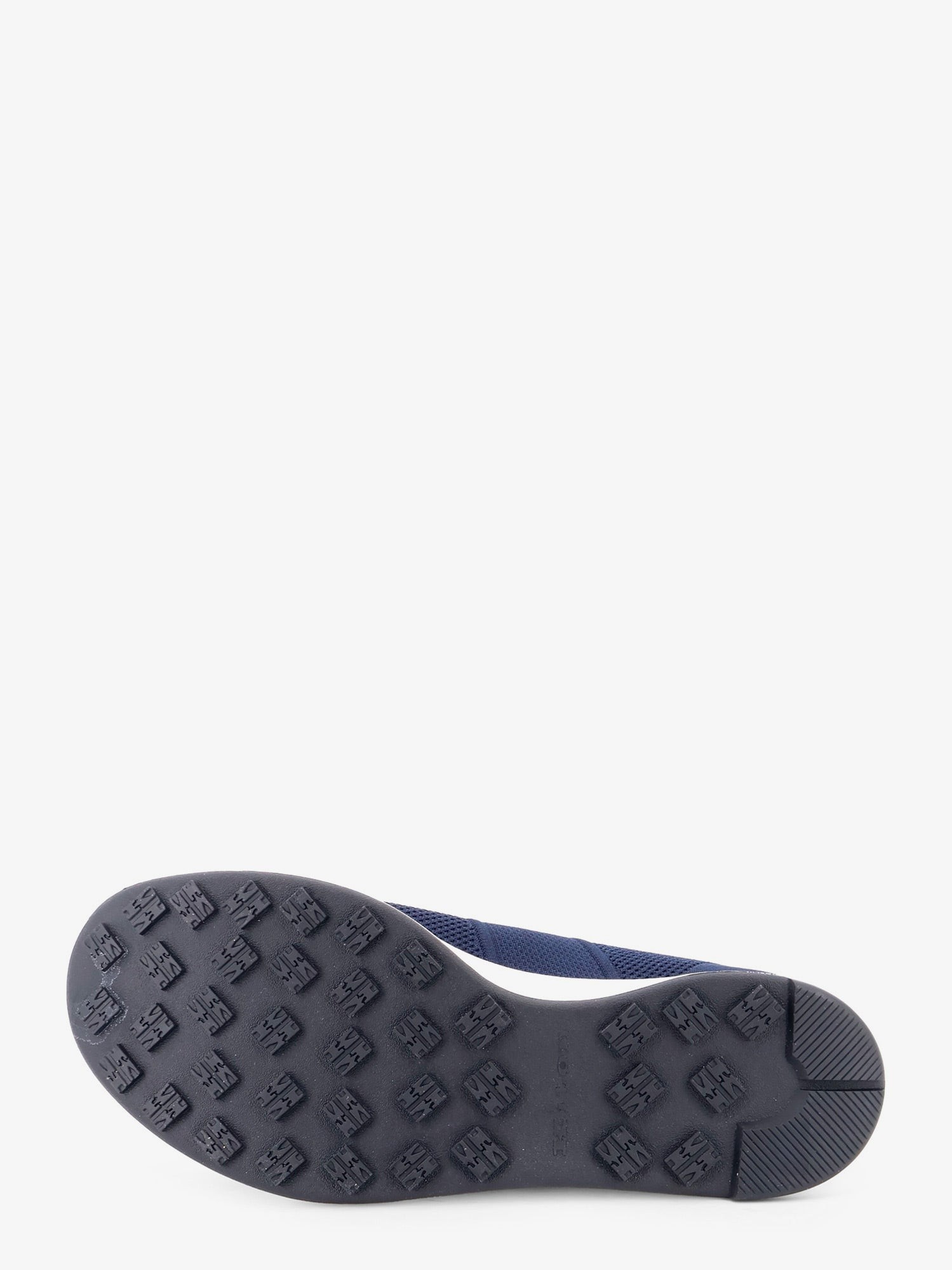 Knitted fabric sneakers with suede inserts - Image 4