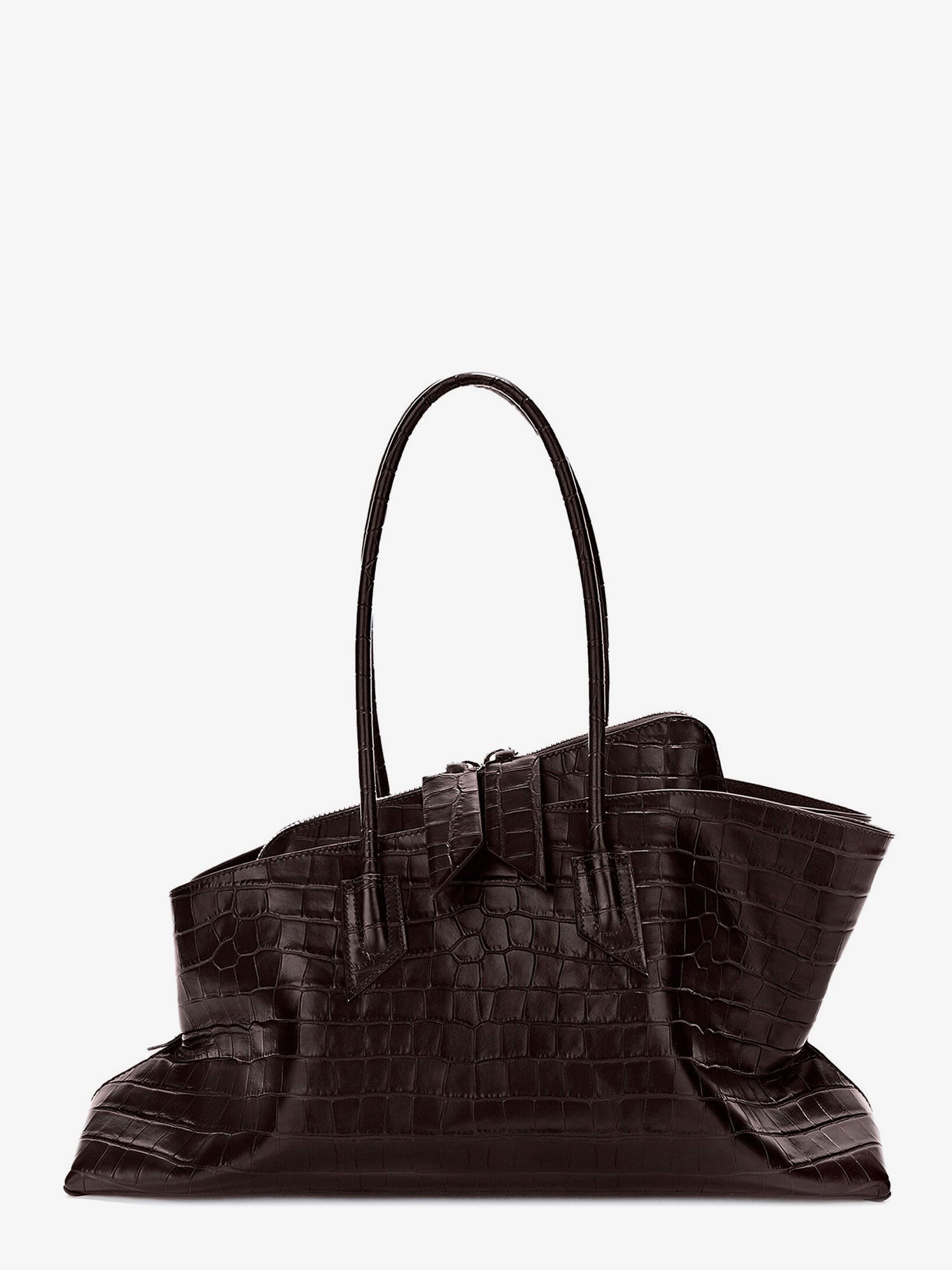La Passeggiata Medium croc-effect leather shoulder bag - Image 2