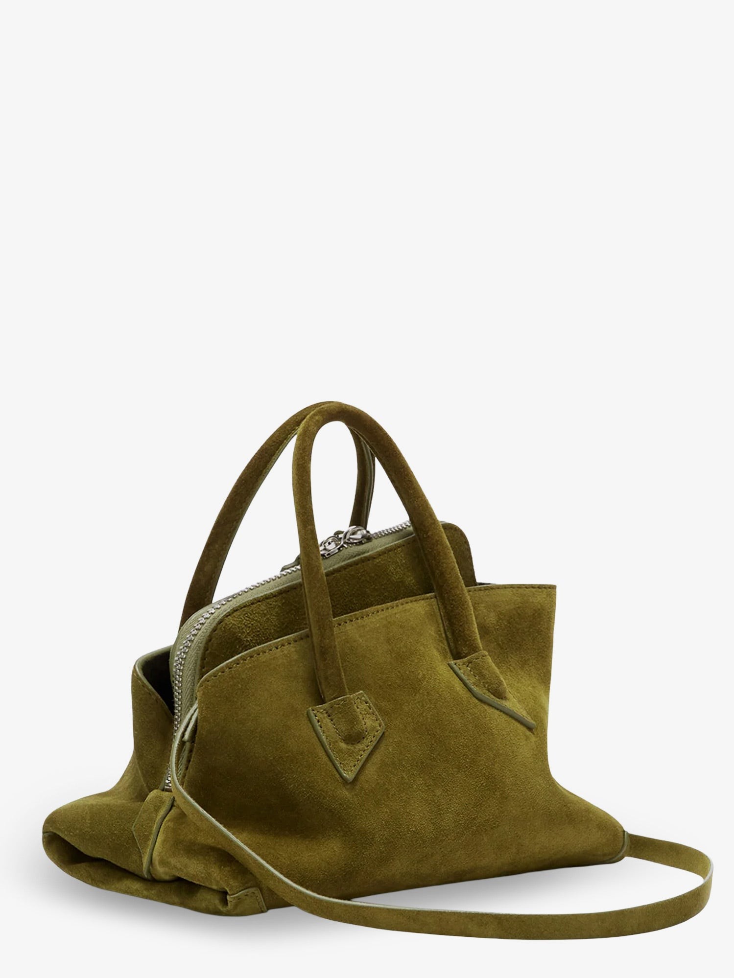La Passeggiata Mini suede handbag - Image 3
