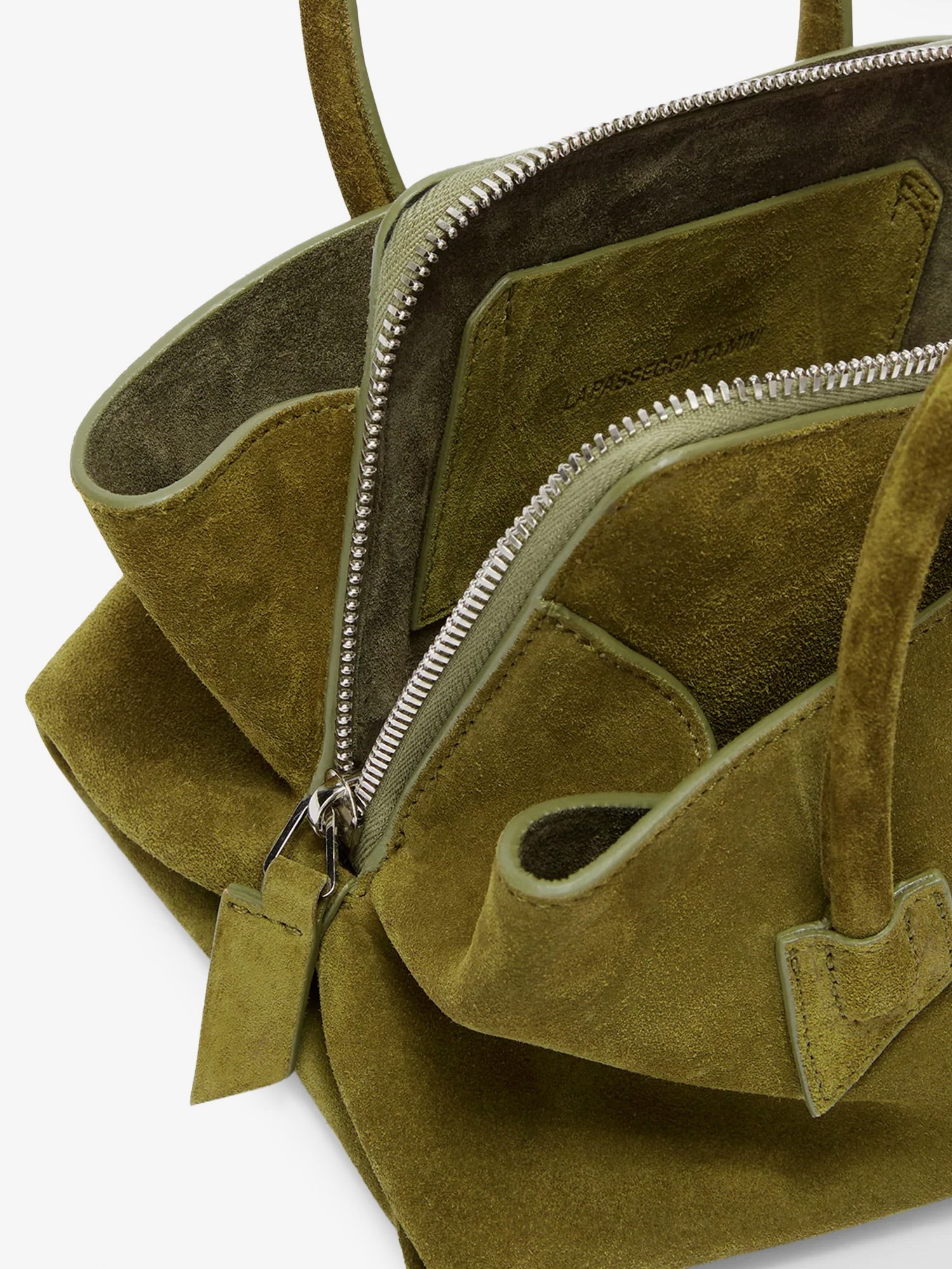 La Passeggiata Mini suede handbag - Image 4