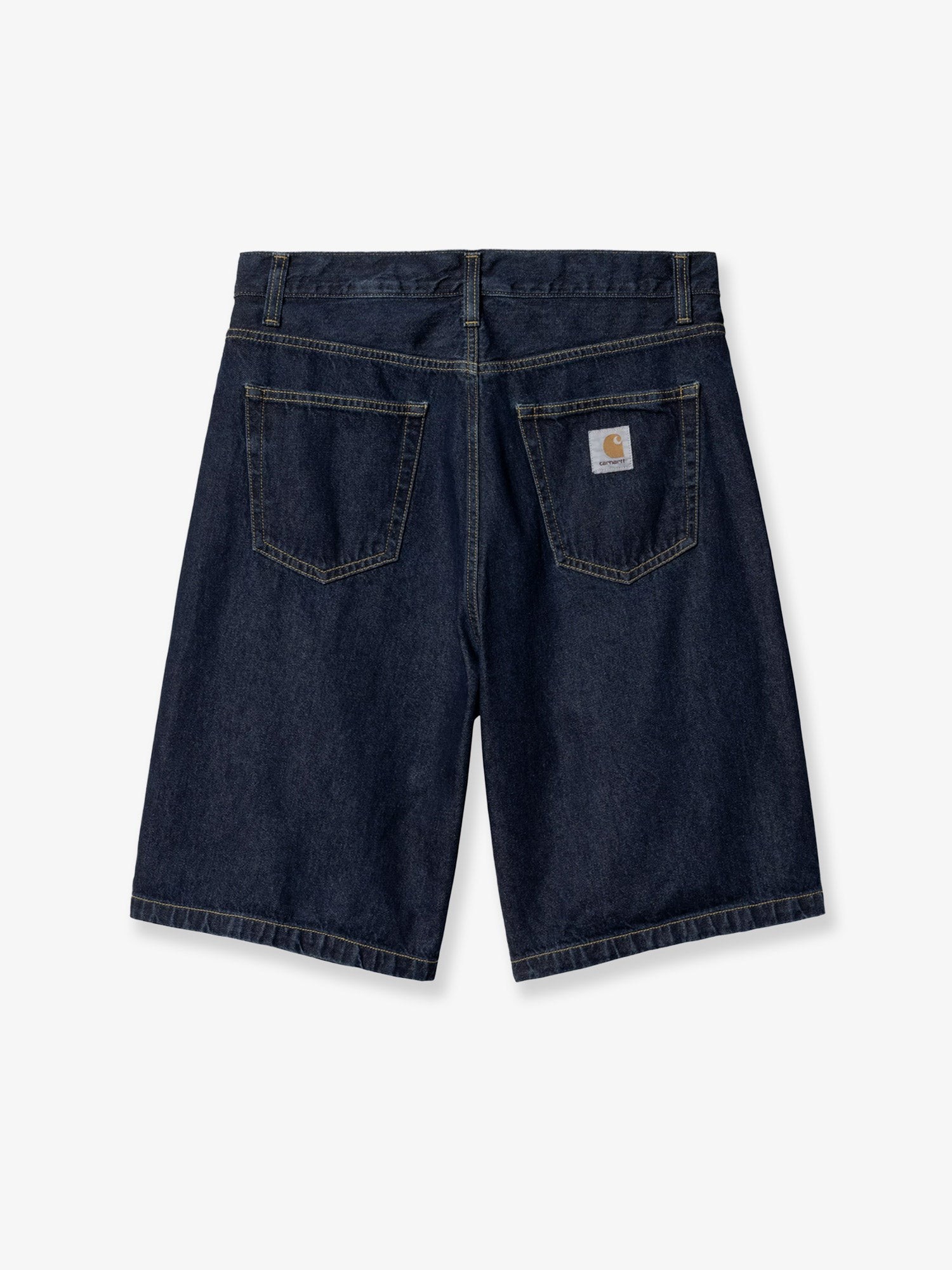 Landon denim Bermuda shorts with logo patch - Image 2