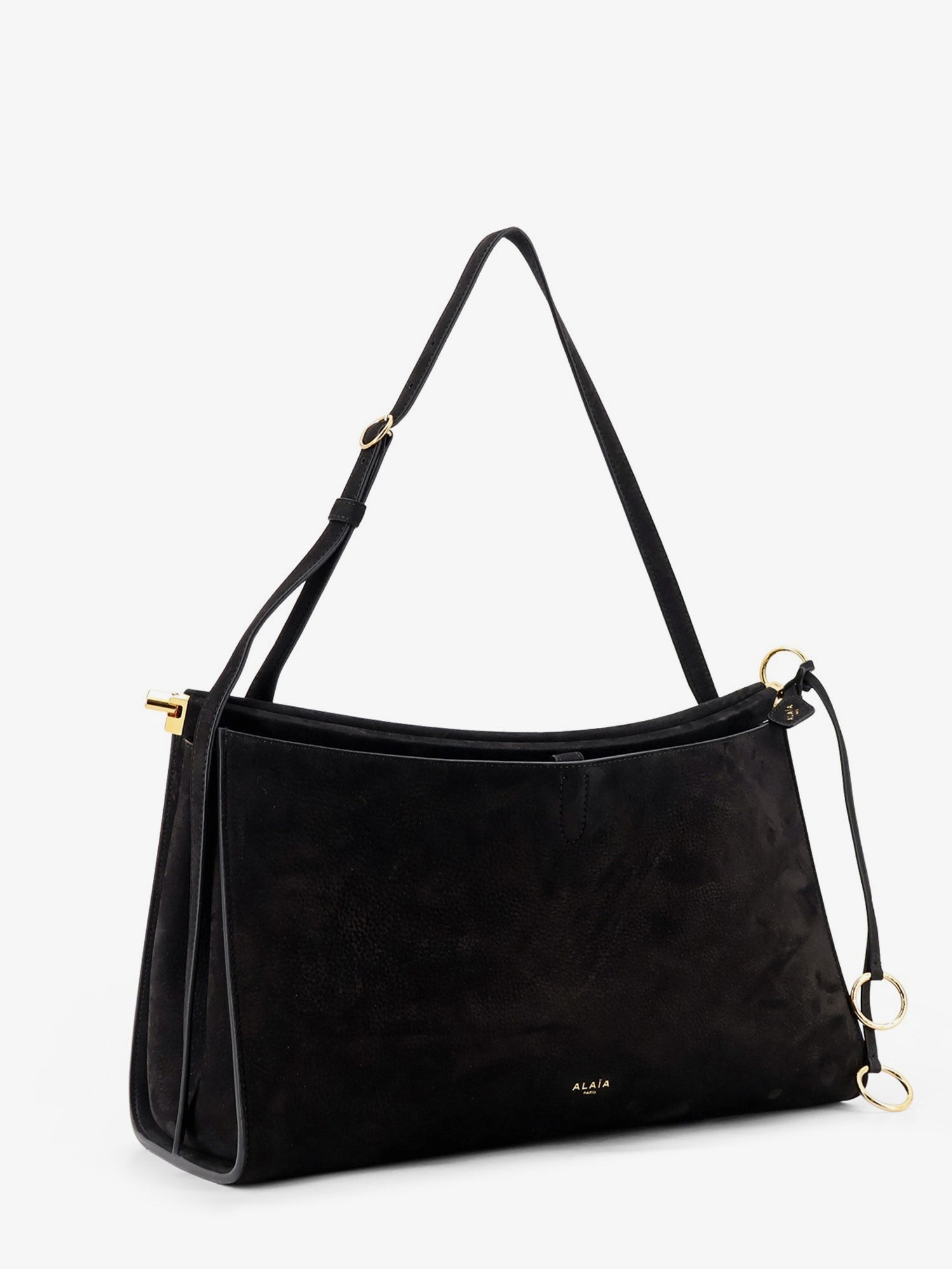 Le Click Pocket 35 nabuk shoulder bag - Image 2
