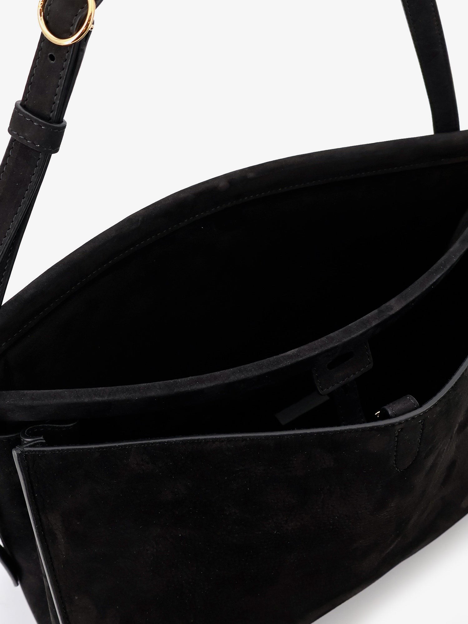 Le Click Pocket 35 nabuk shoulder bag - Image 3