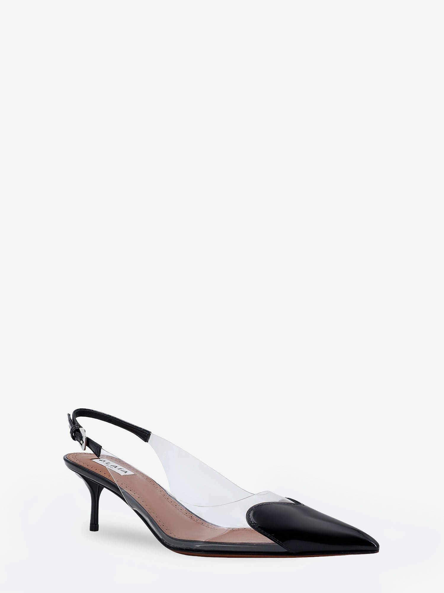 Le Coeur Slingback PVC and leather pumps - Image 3