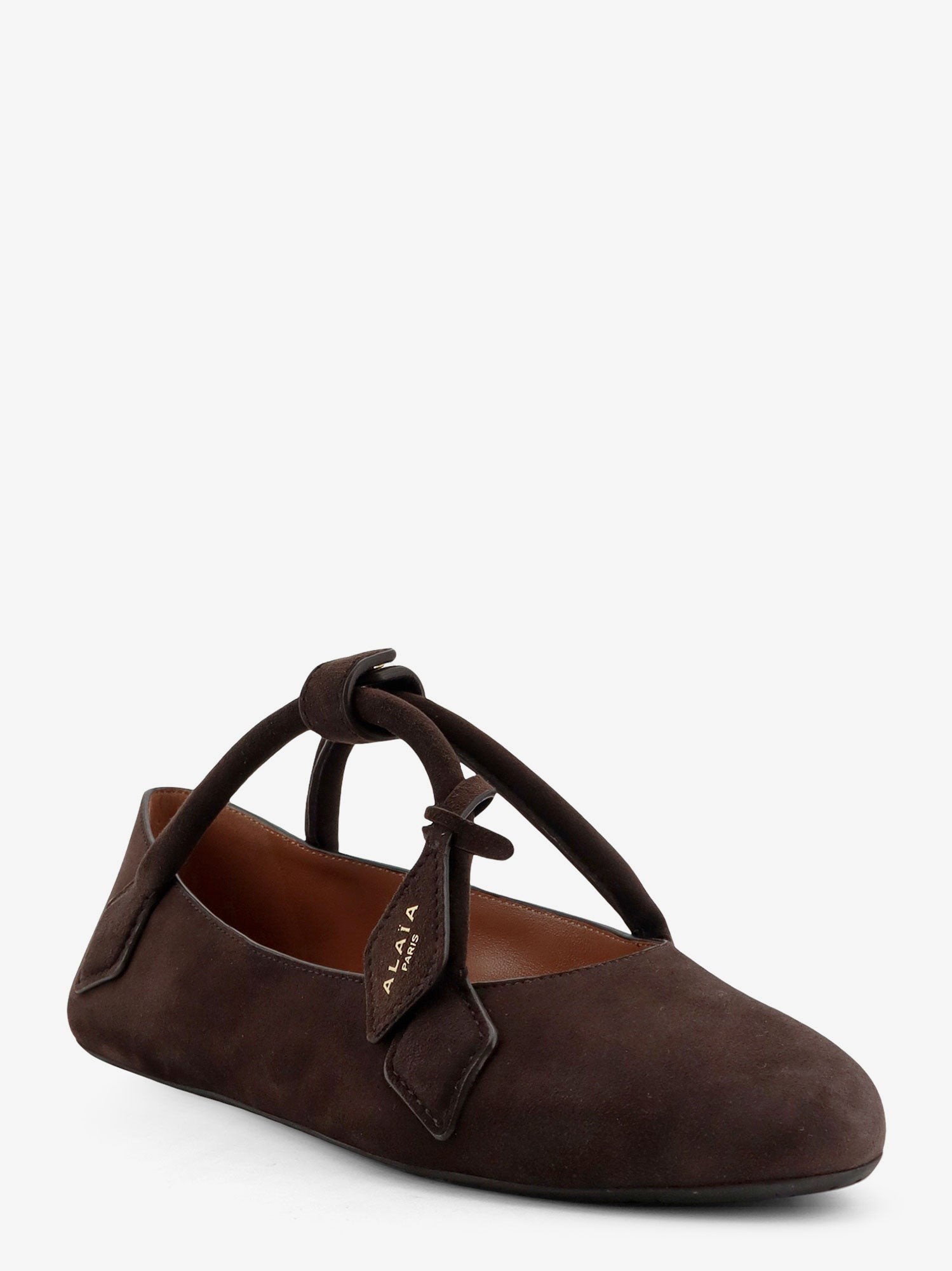Le Teckel Suede Ballet Flats - Image 3