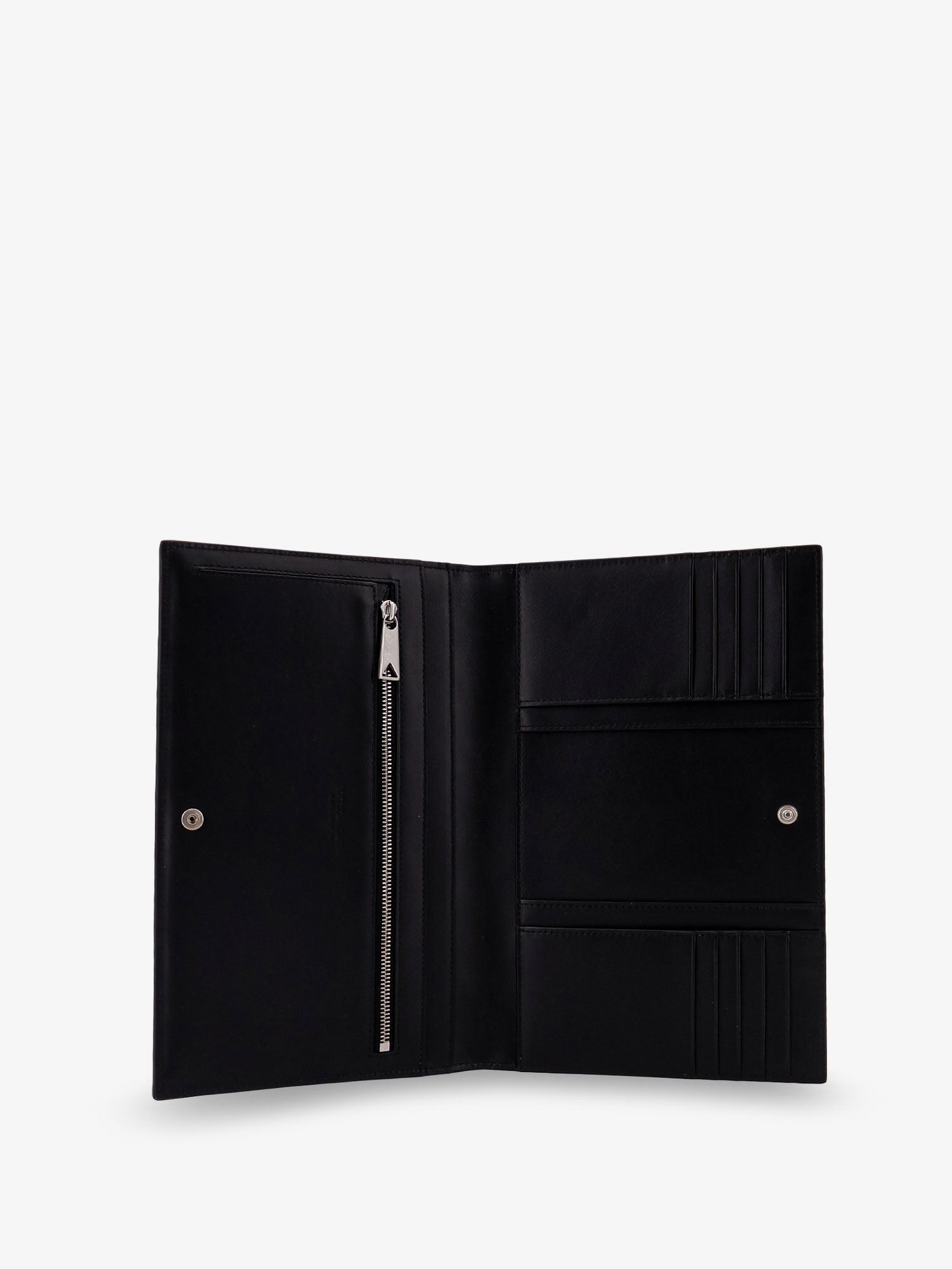 Leather clutch bag with Intrecciato motif - Image 3