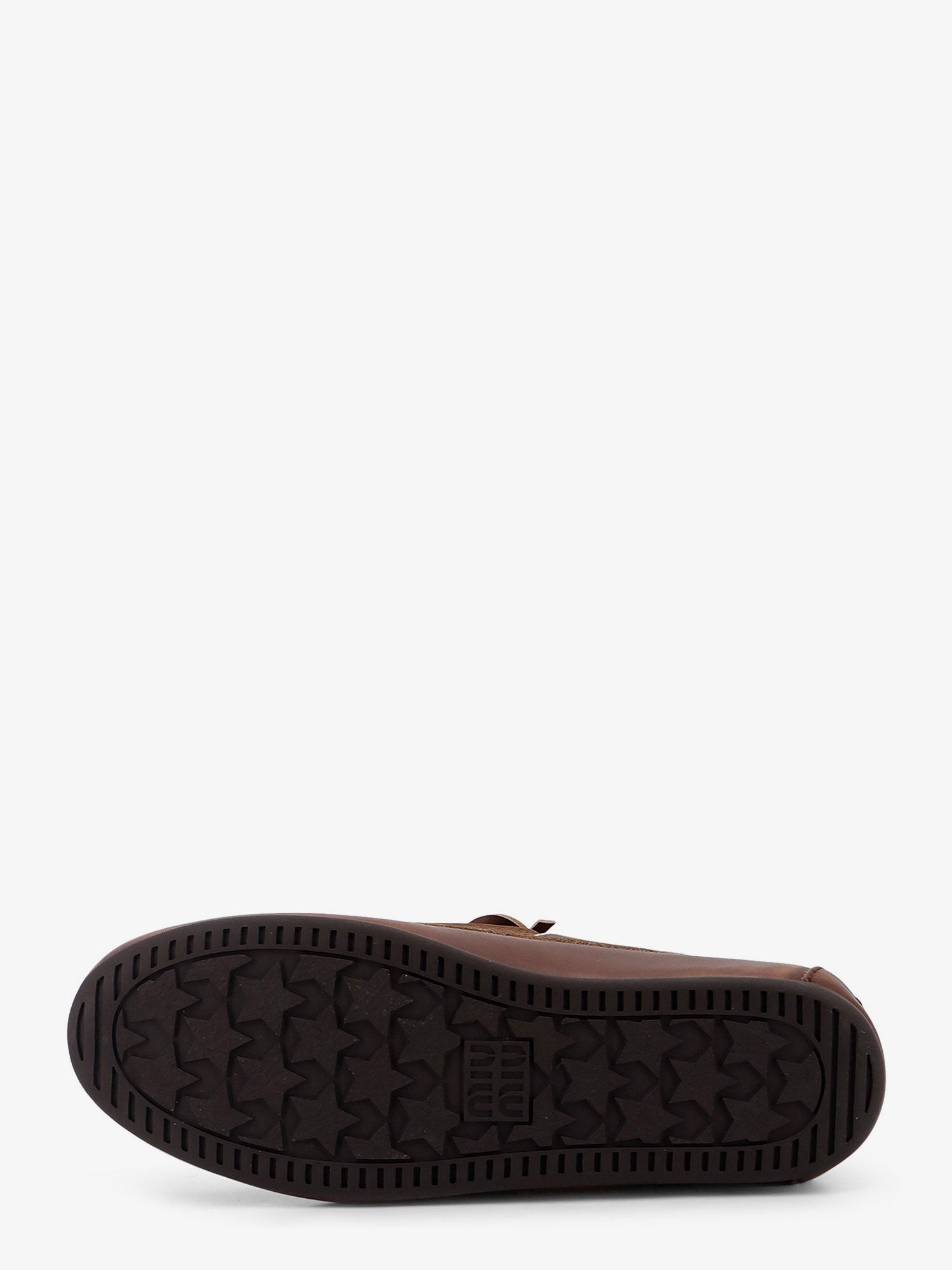 Leather loafers with lettering logo - Image 4