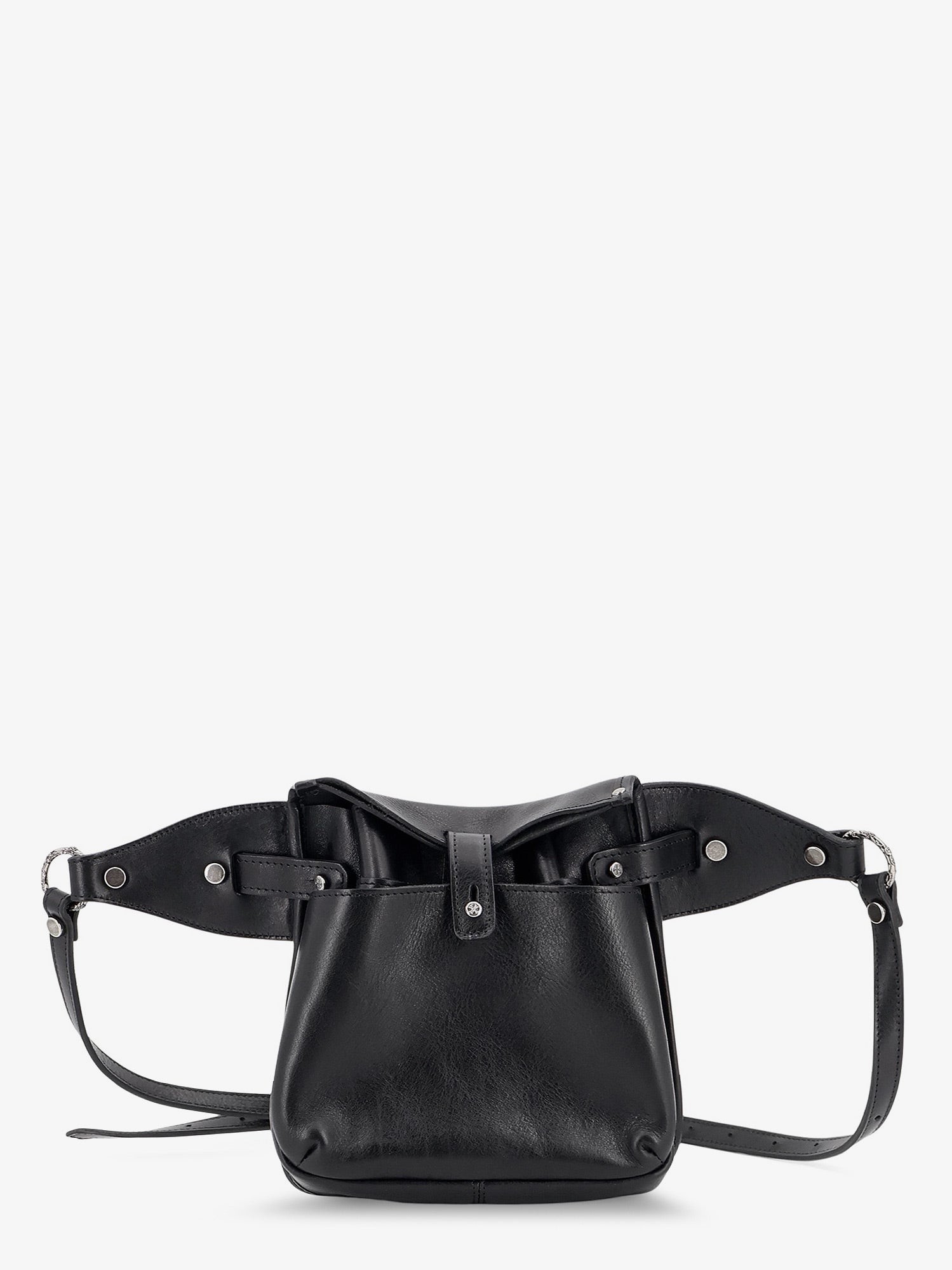 Leather shoulder bag