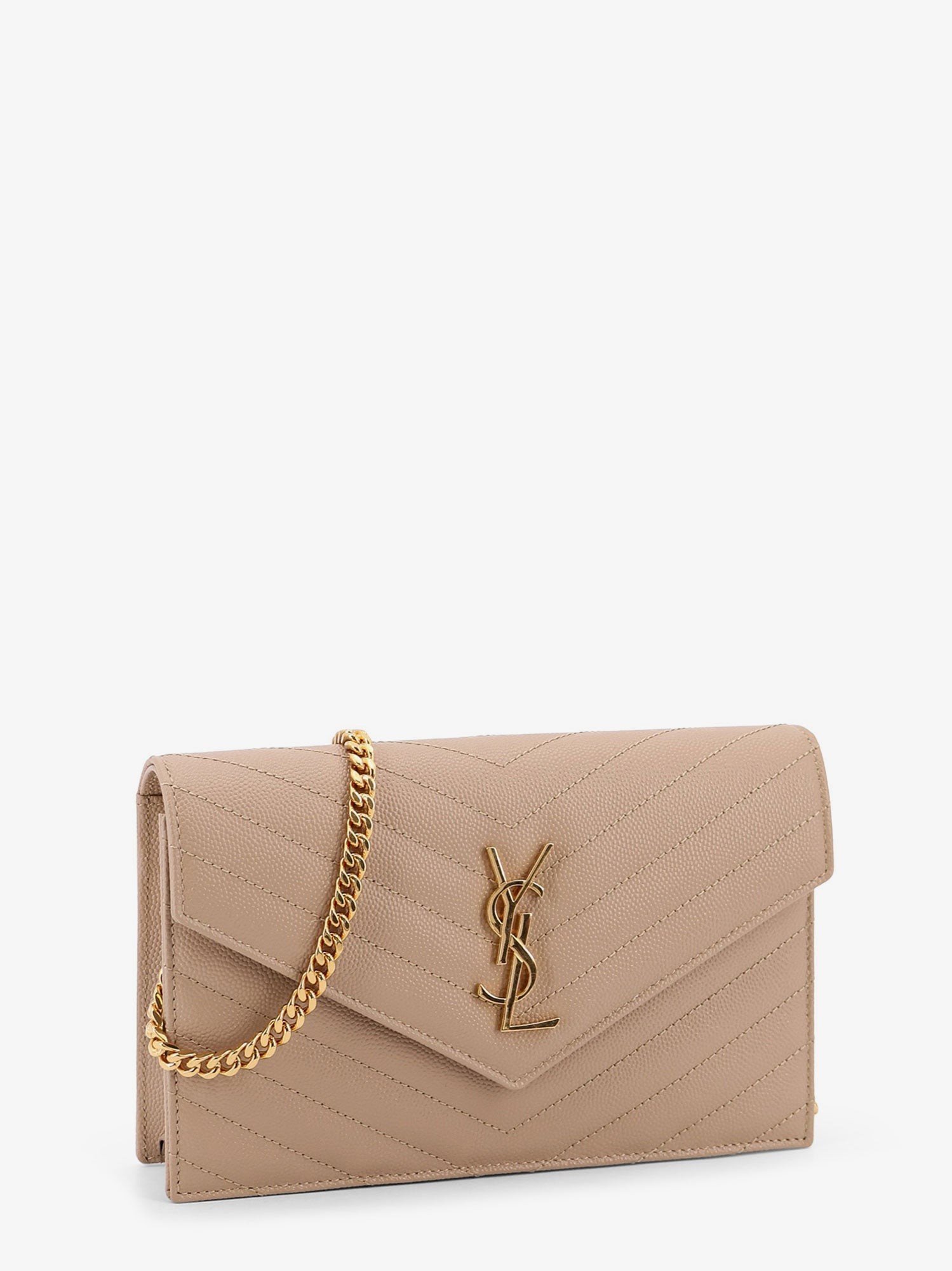 Leather shoulder bag with metal Cassandre logo - Image 3