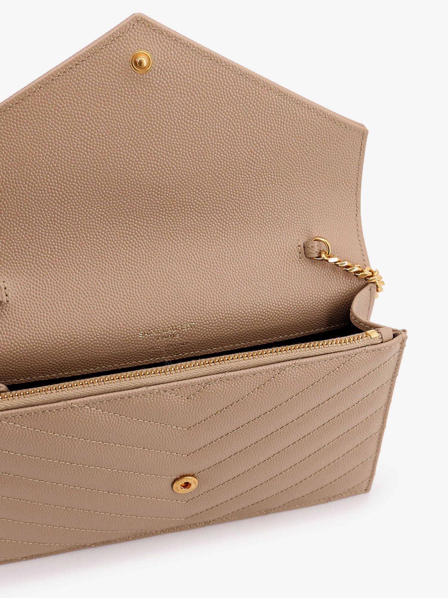 Leather shoulder bag with metal Cassandre logo - Image 5