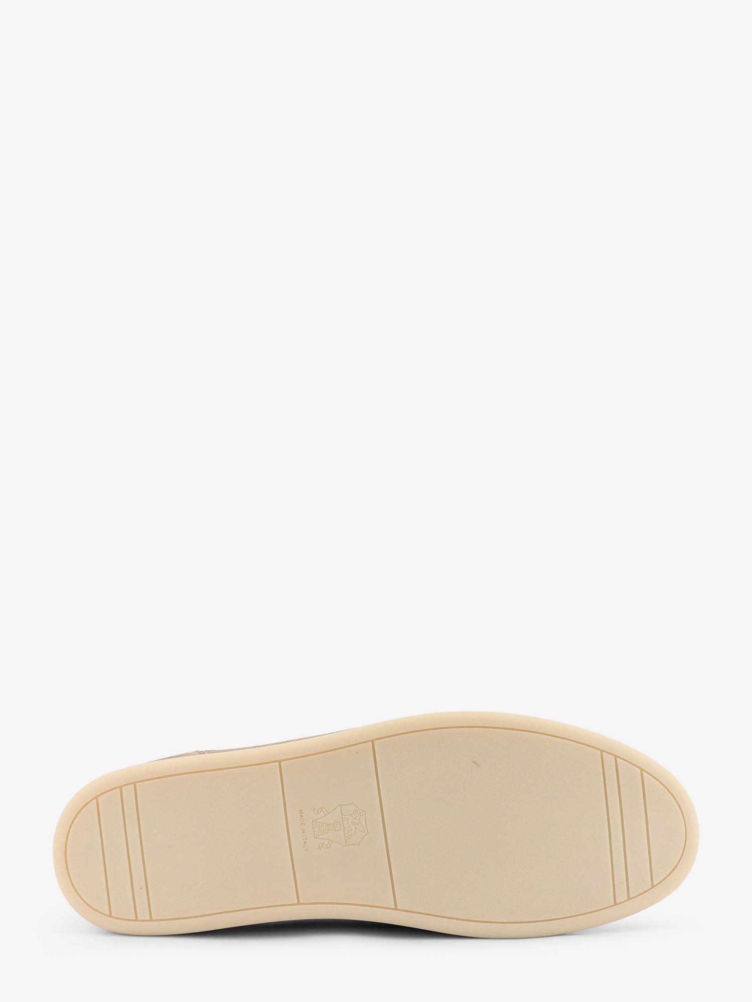 Leather sneakers with stitching detail - Image 4