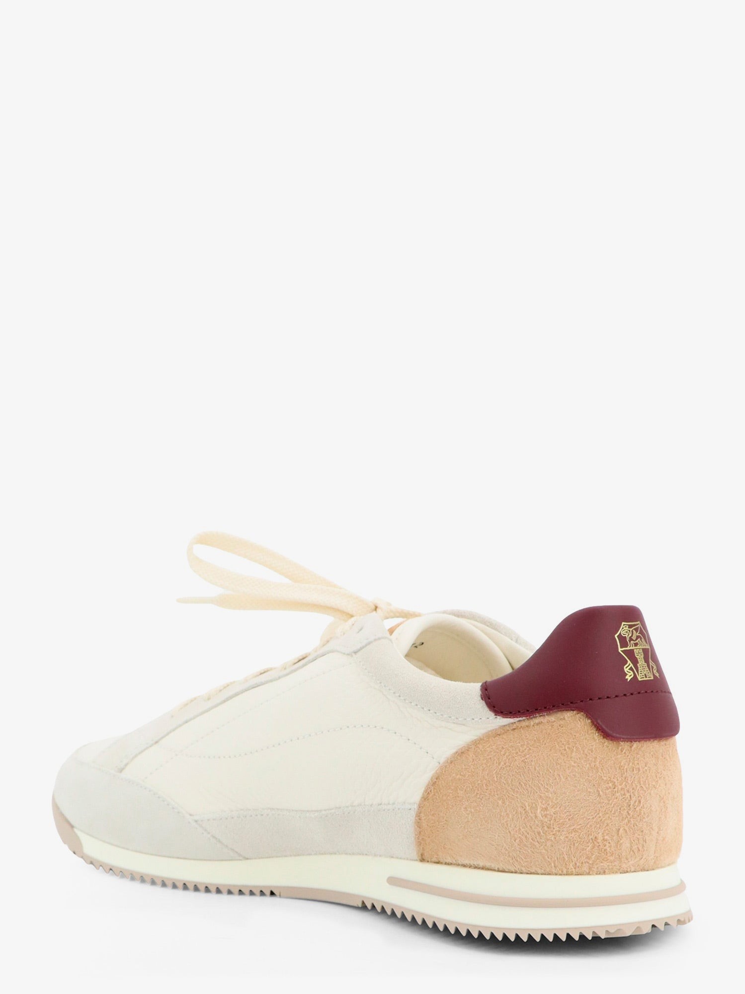 Leather sneakers with suede inserts - Image 3