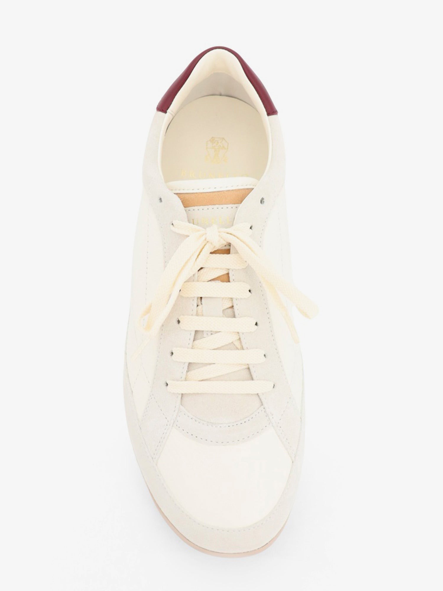 Leather sneakers with suede inserts - Image 5
