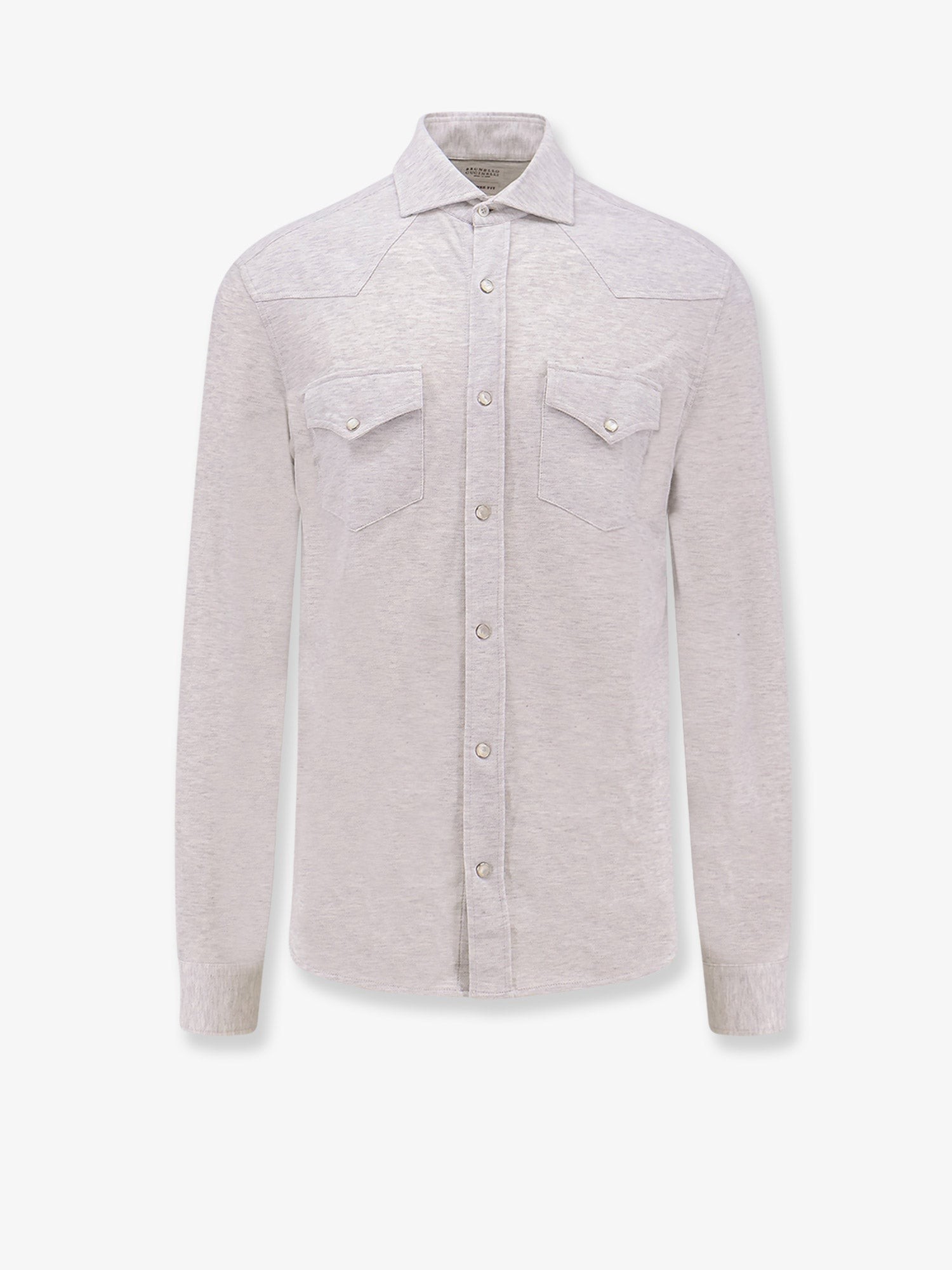 Leisure-fit cotton shirt