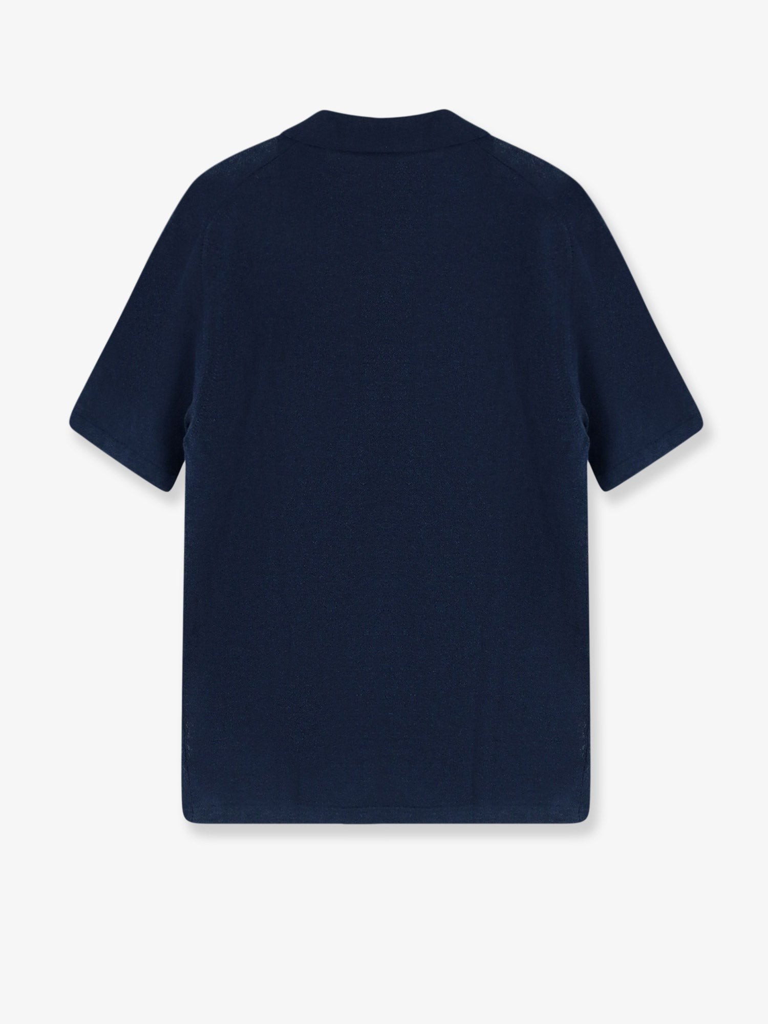 Linen and cotton blend polo shirt - Image 2