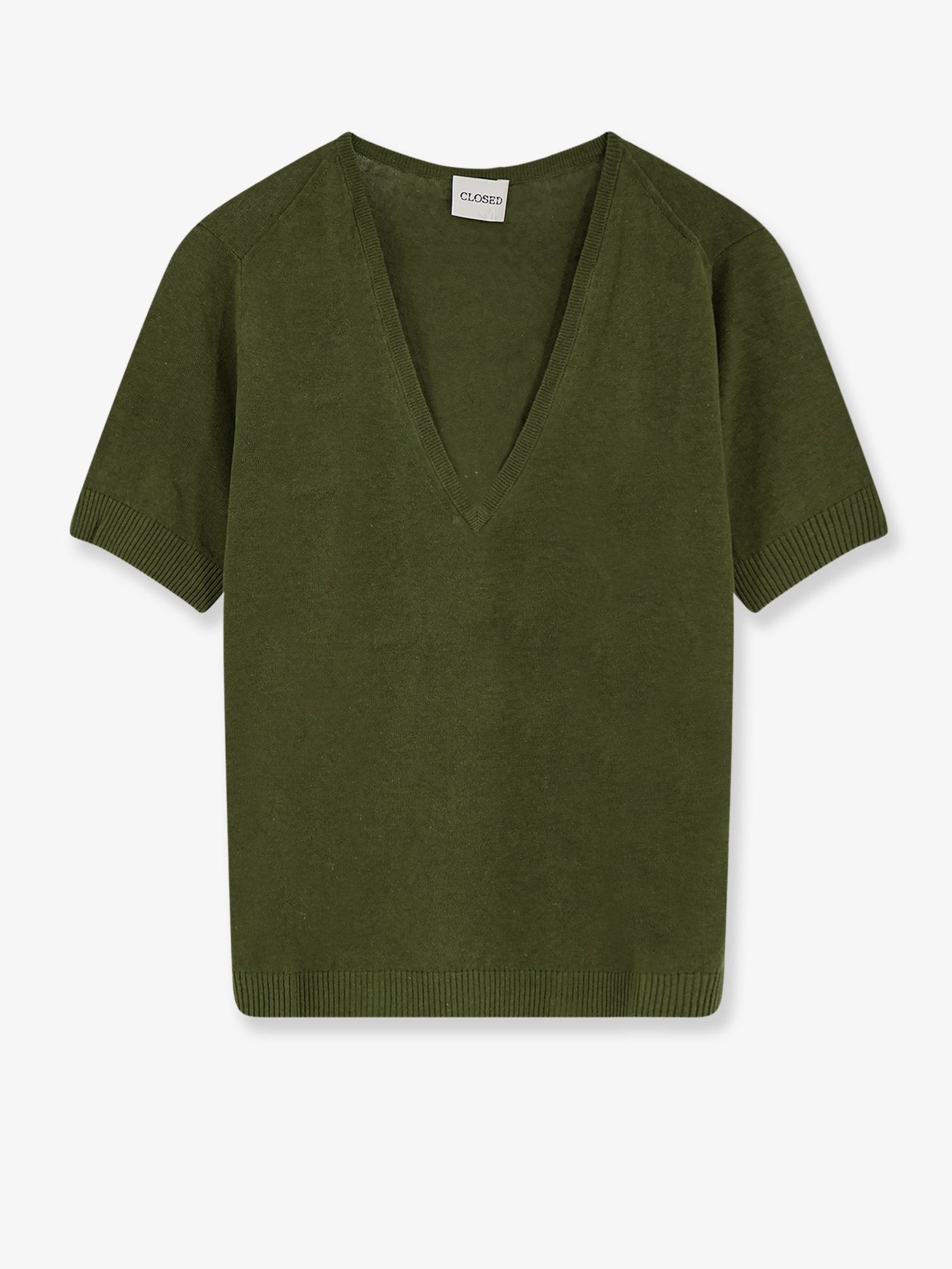 Linen and cotton blend sweater