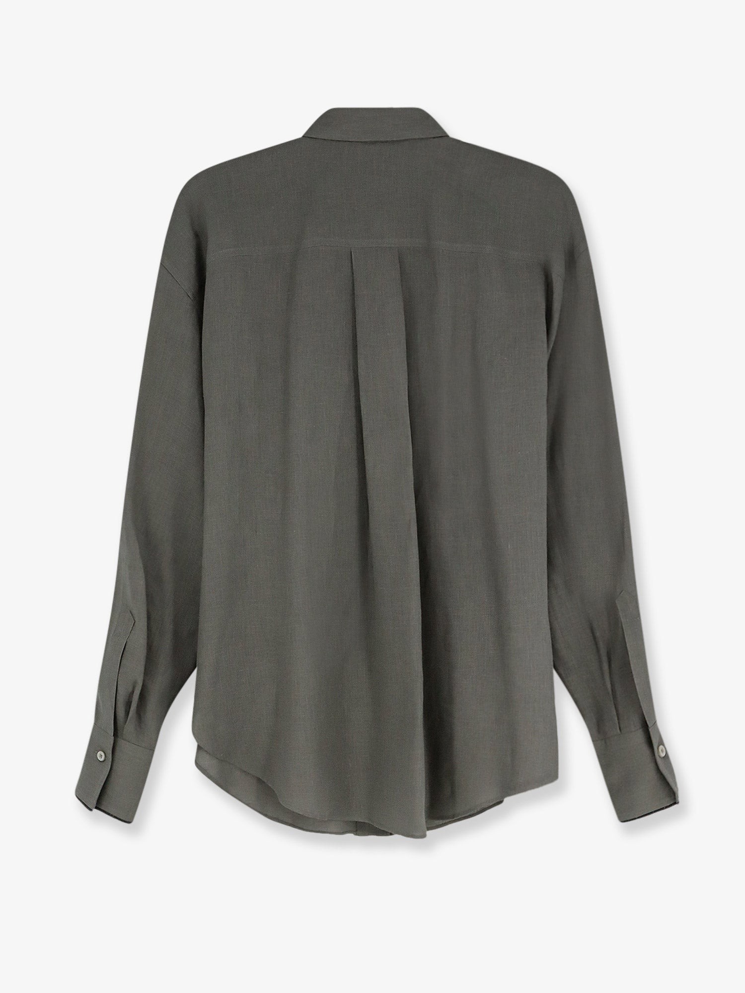 Linen shirt with Monili detail - Image 2