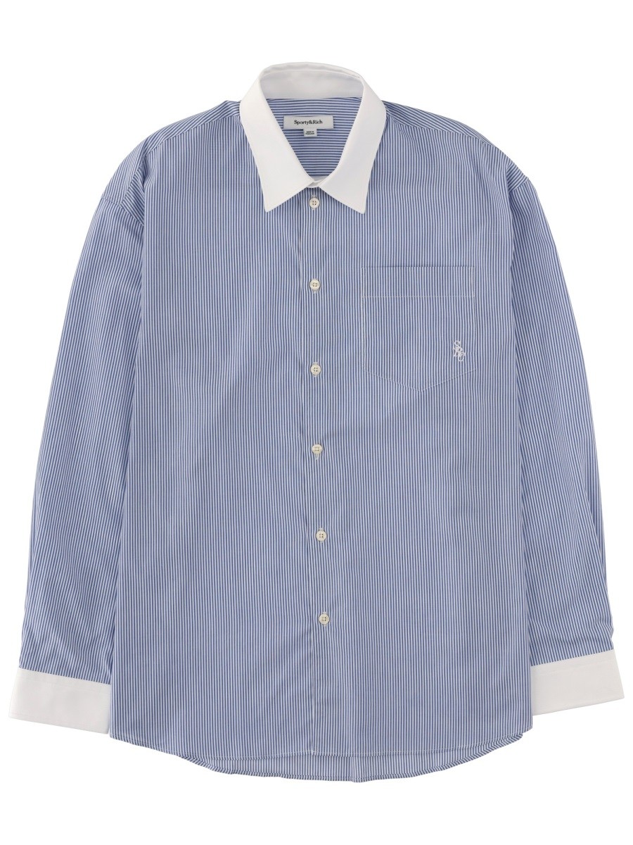 LOGO STRIPED SHIRT