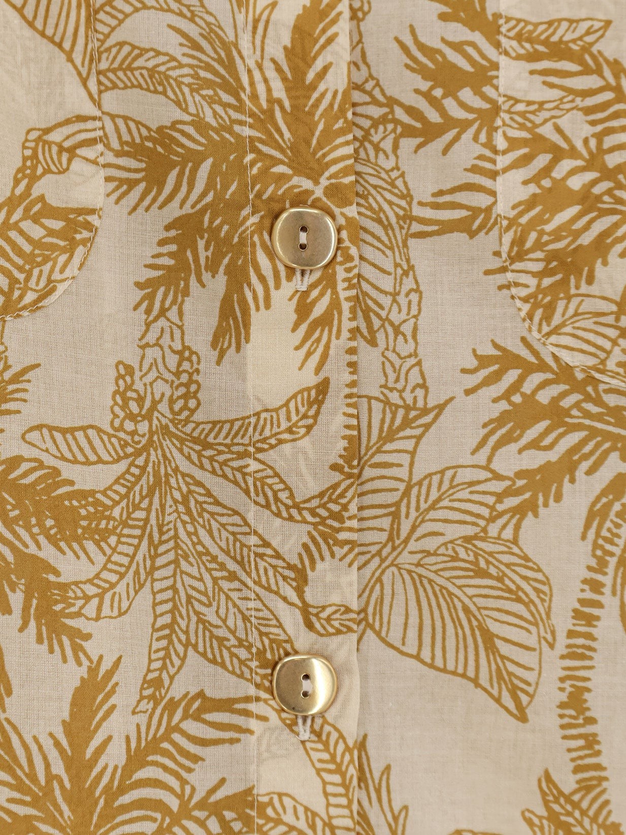Long Panama cotton shirt with printed pattern - Image 3