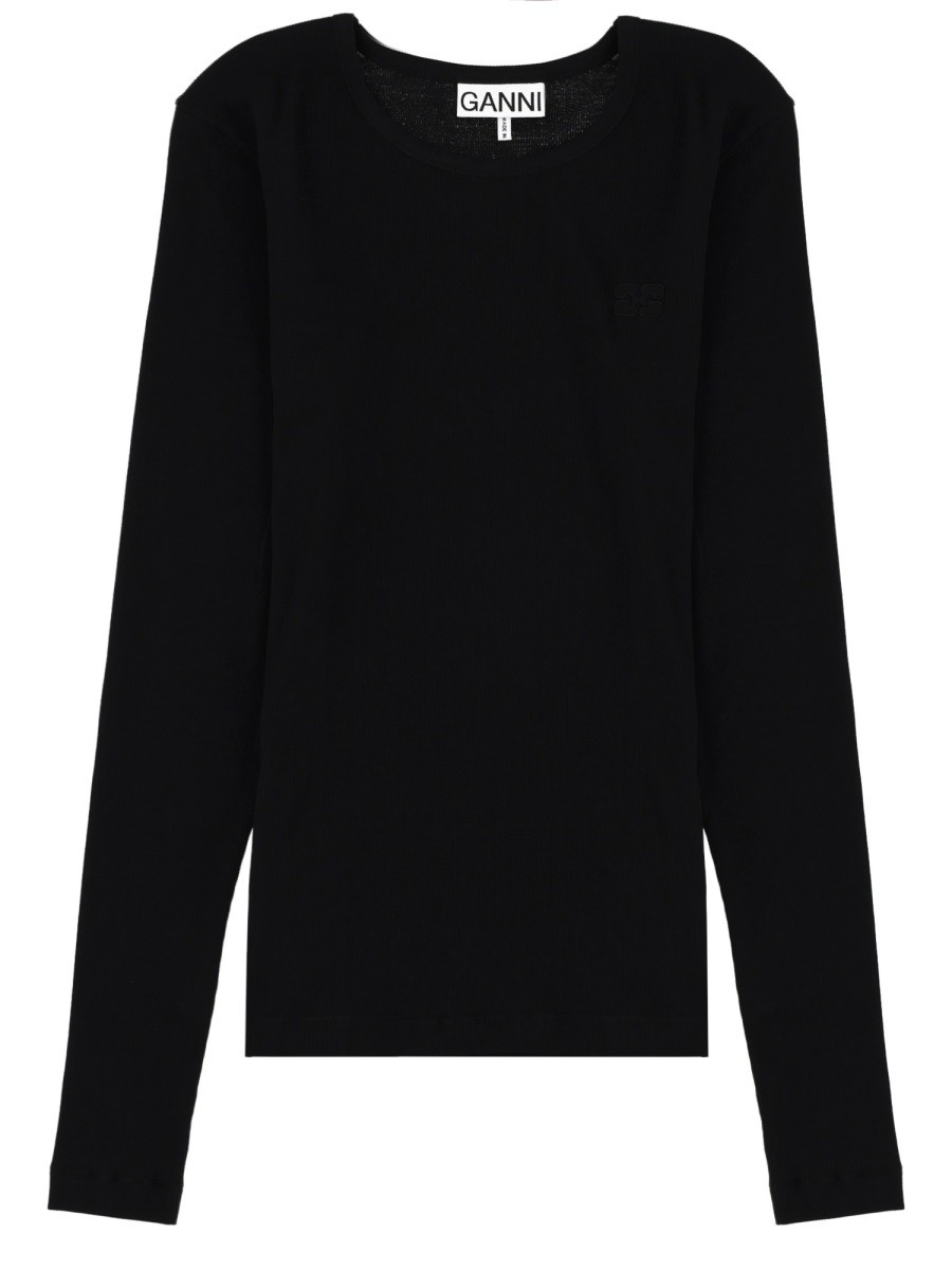 LONG SLEEVE TOP WITH LOGO
