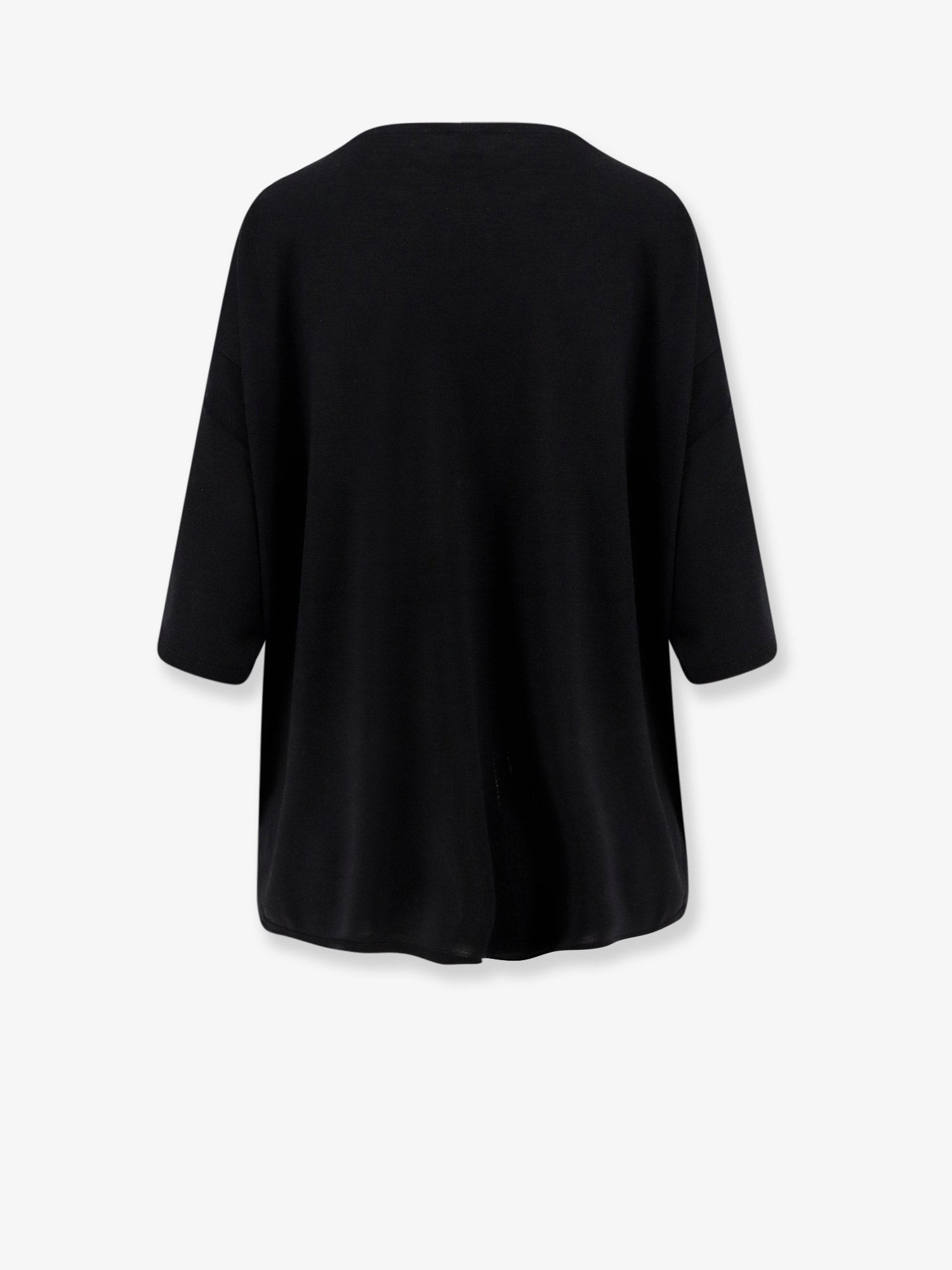 Longline wool blend sweater - Image 4