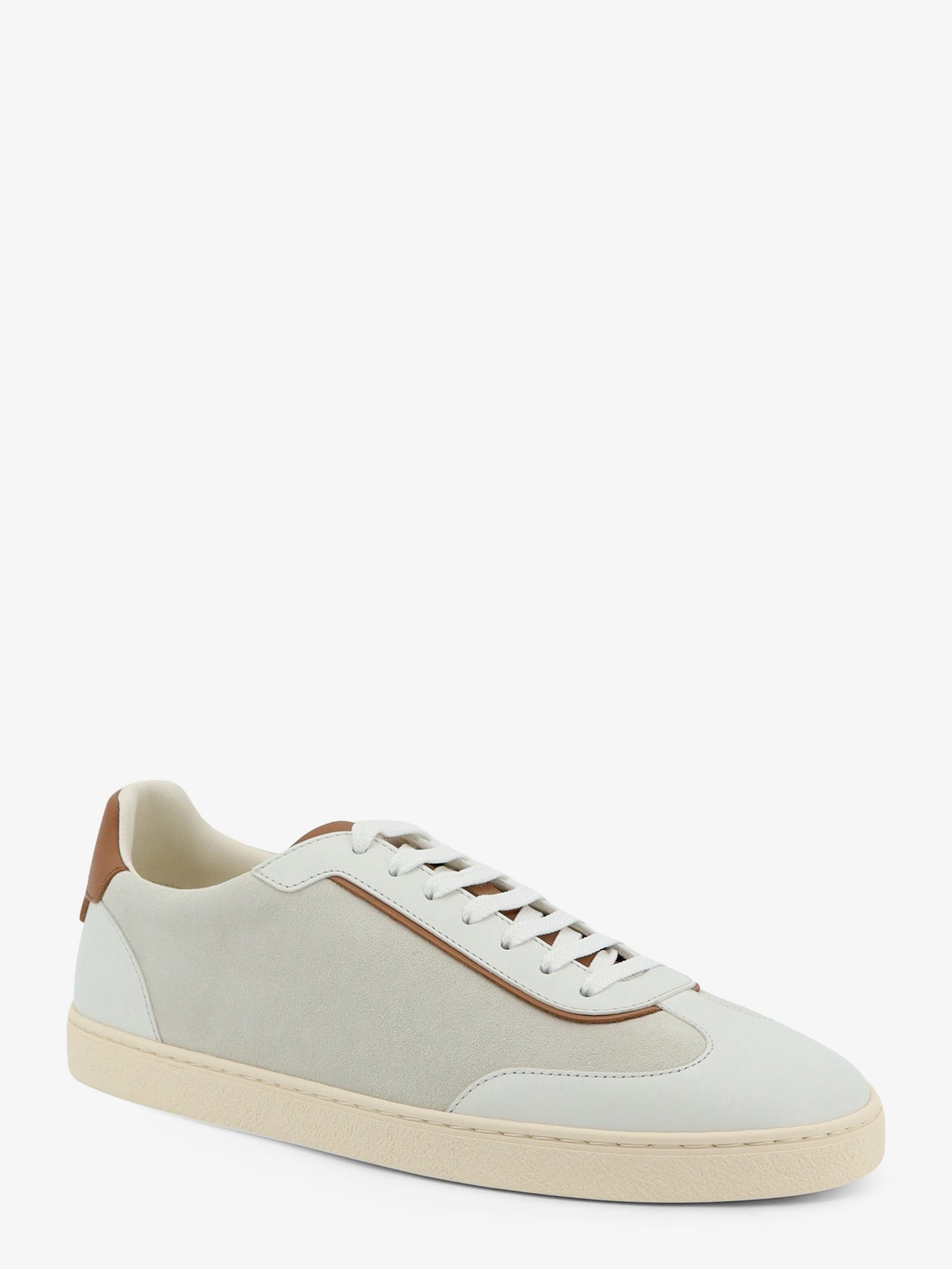 Low-Top suede and leather sneakers - Image 2