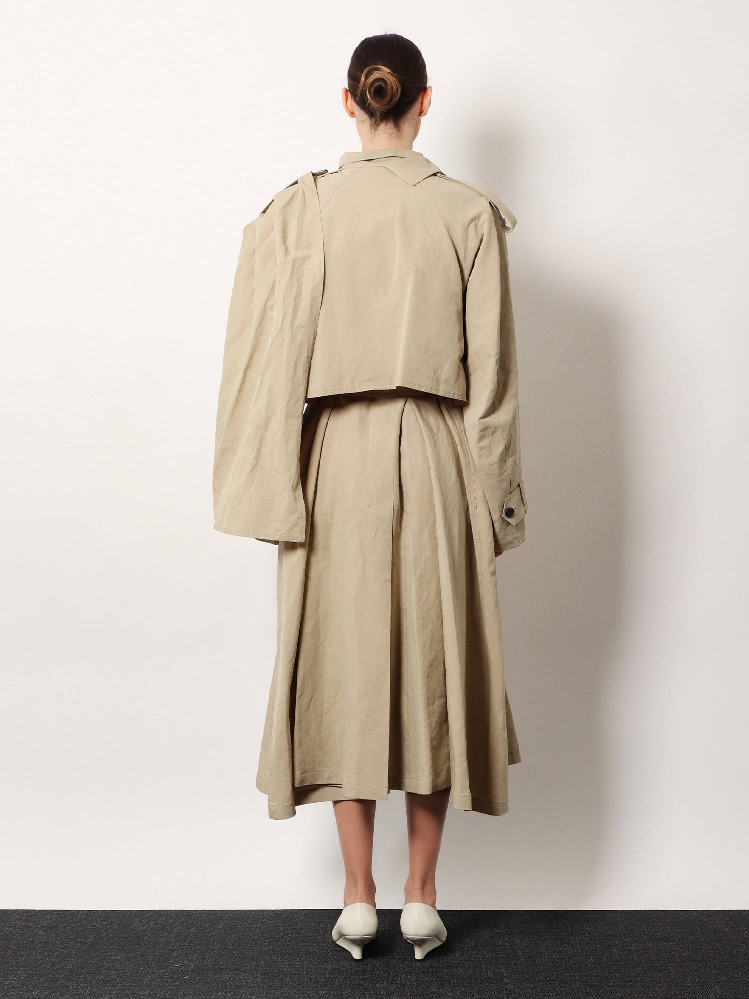 Lumira linen and cotton trench - Image 4