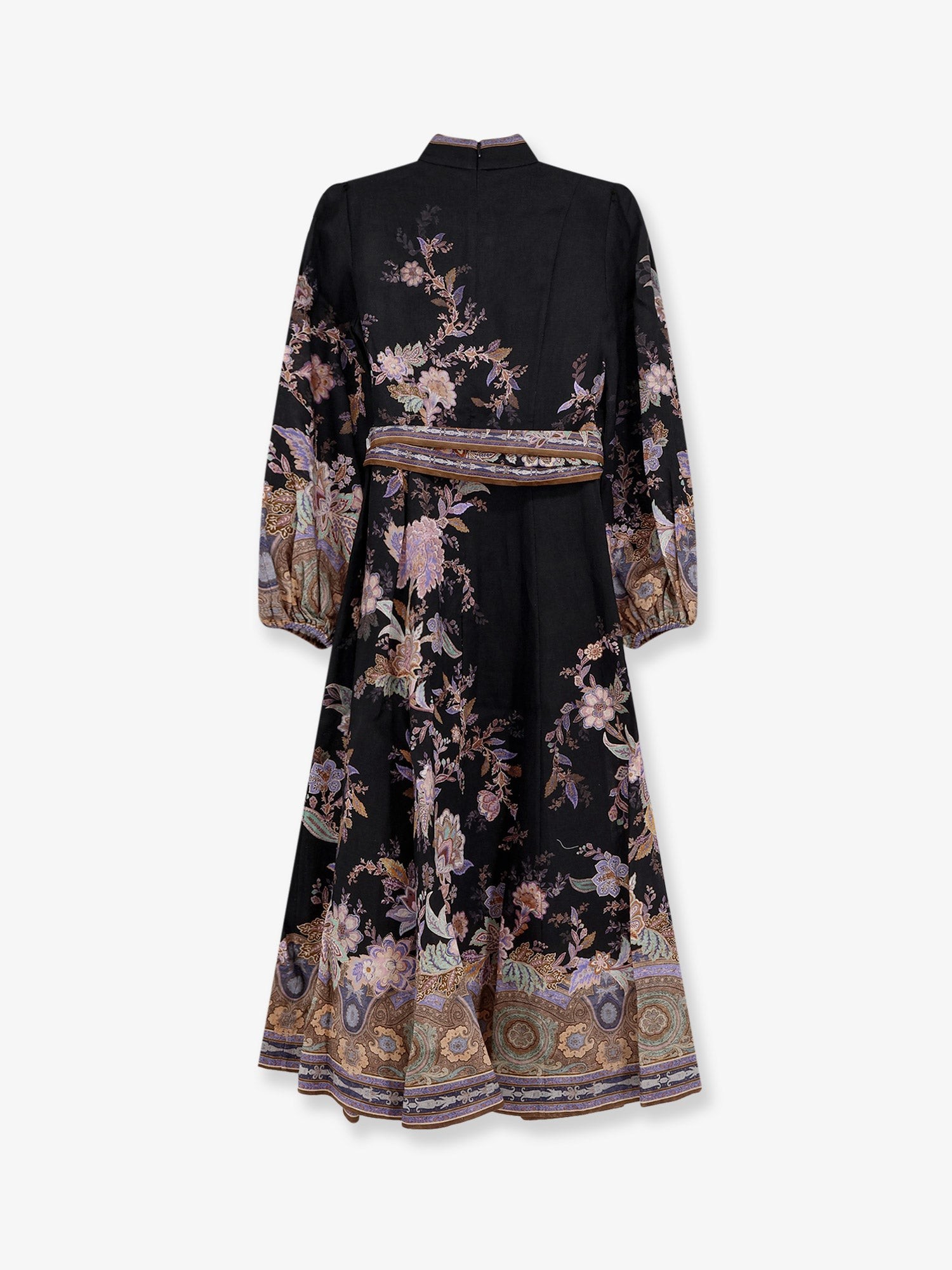 Luna Button linen dress - Image 2