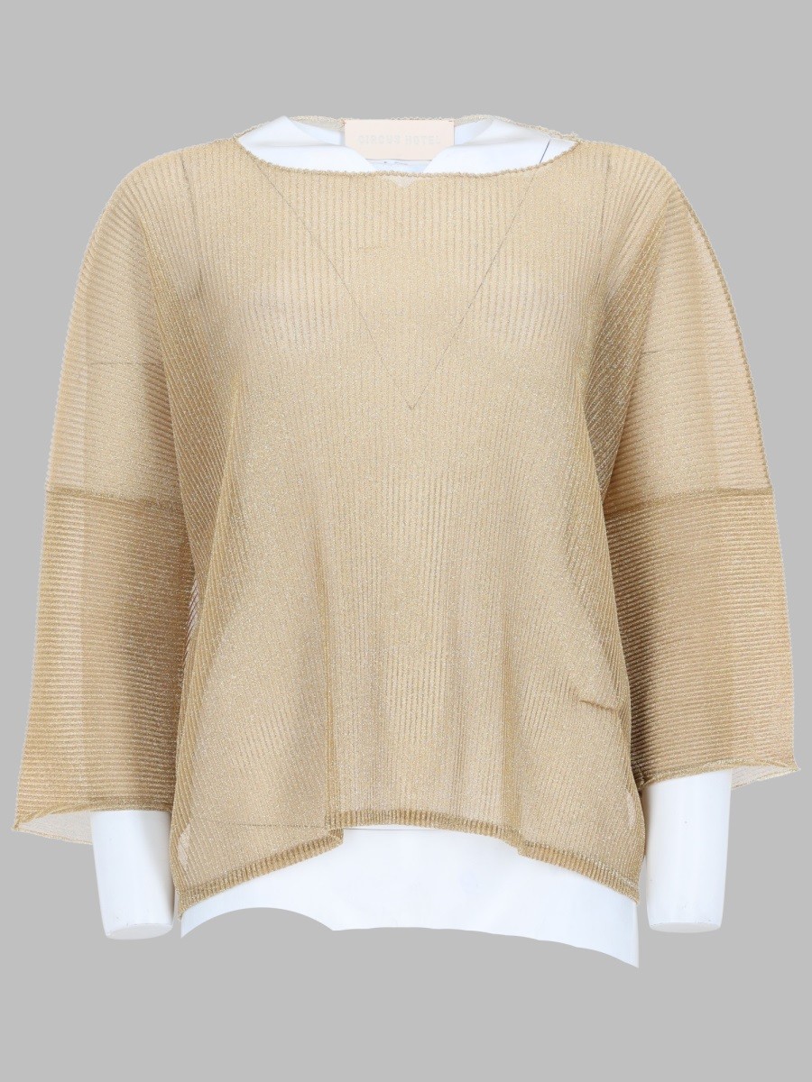 lurex ribbed top