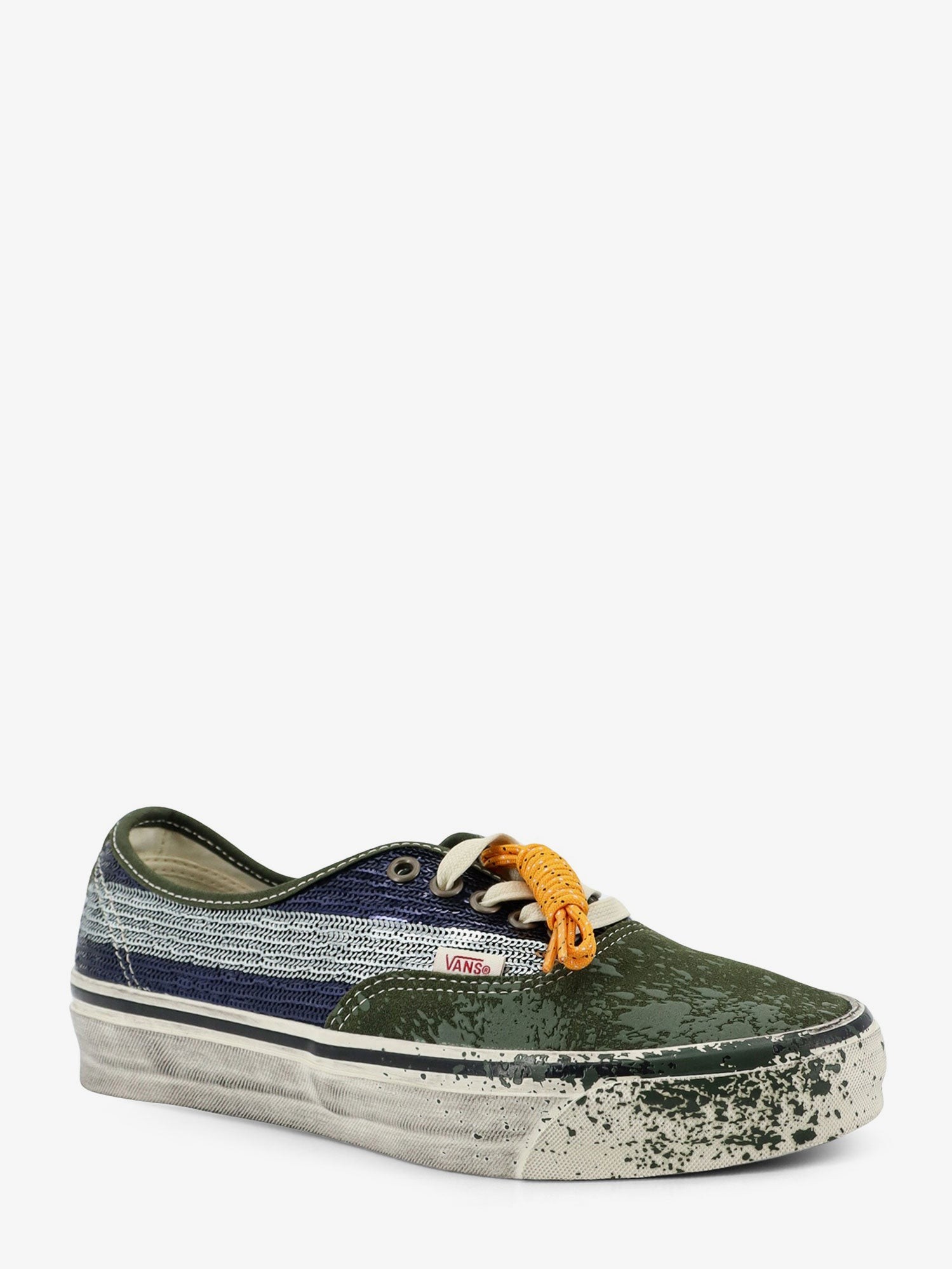 Lx authentic 44 suede sneakers with micro-sequin detail on the side - Image 2