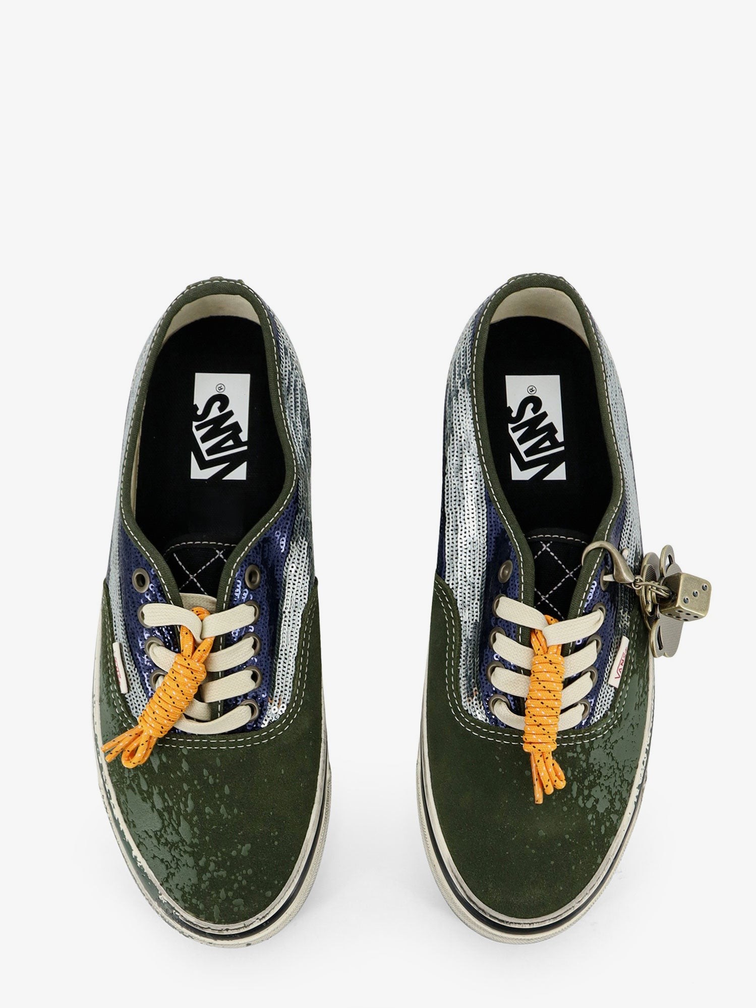 Lx authentic 44 suede sneakers with micro-sequin detail on the side - Image 5