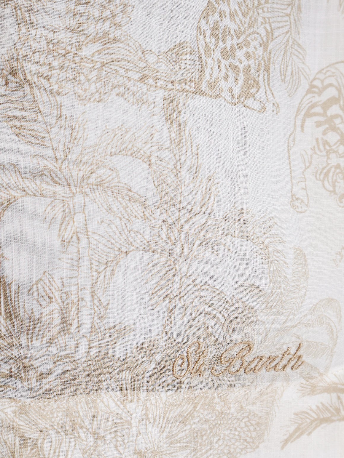 Maeve ramie shorts with floral motif - Image 3