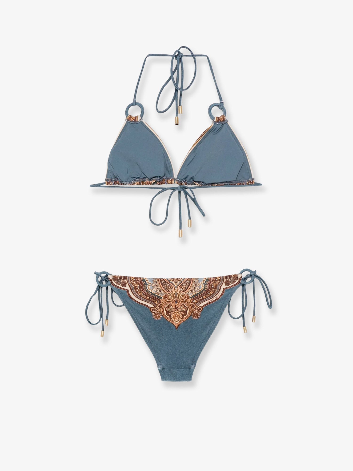 Mahon nylon bikini with paisley print - Image 2