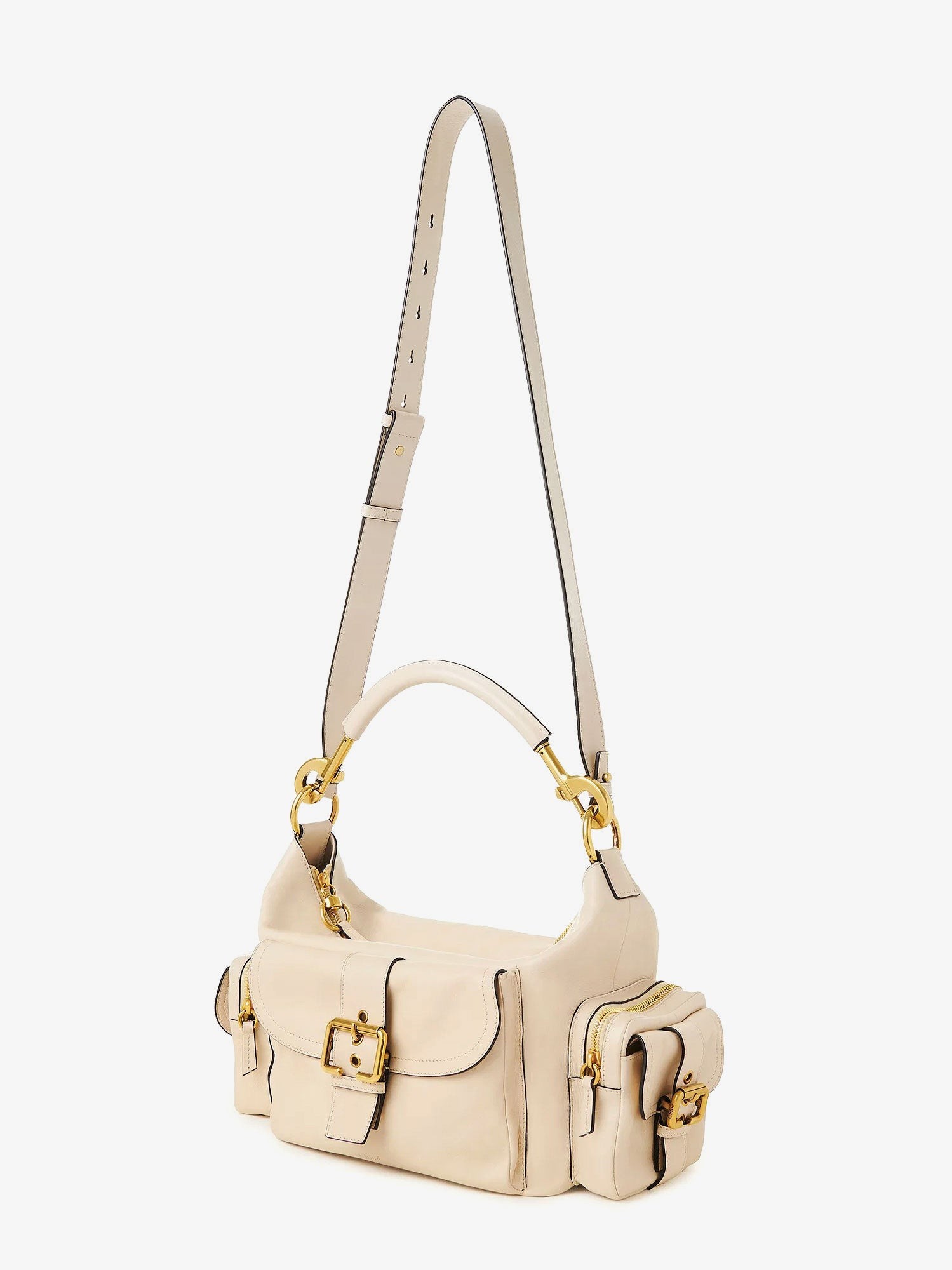 Medium Double Carry leather shoulder bag - Image 3