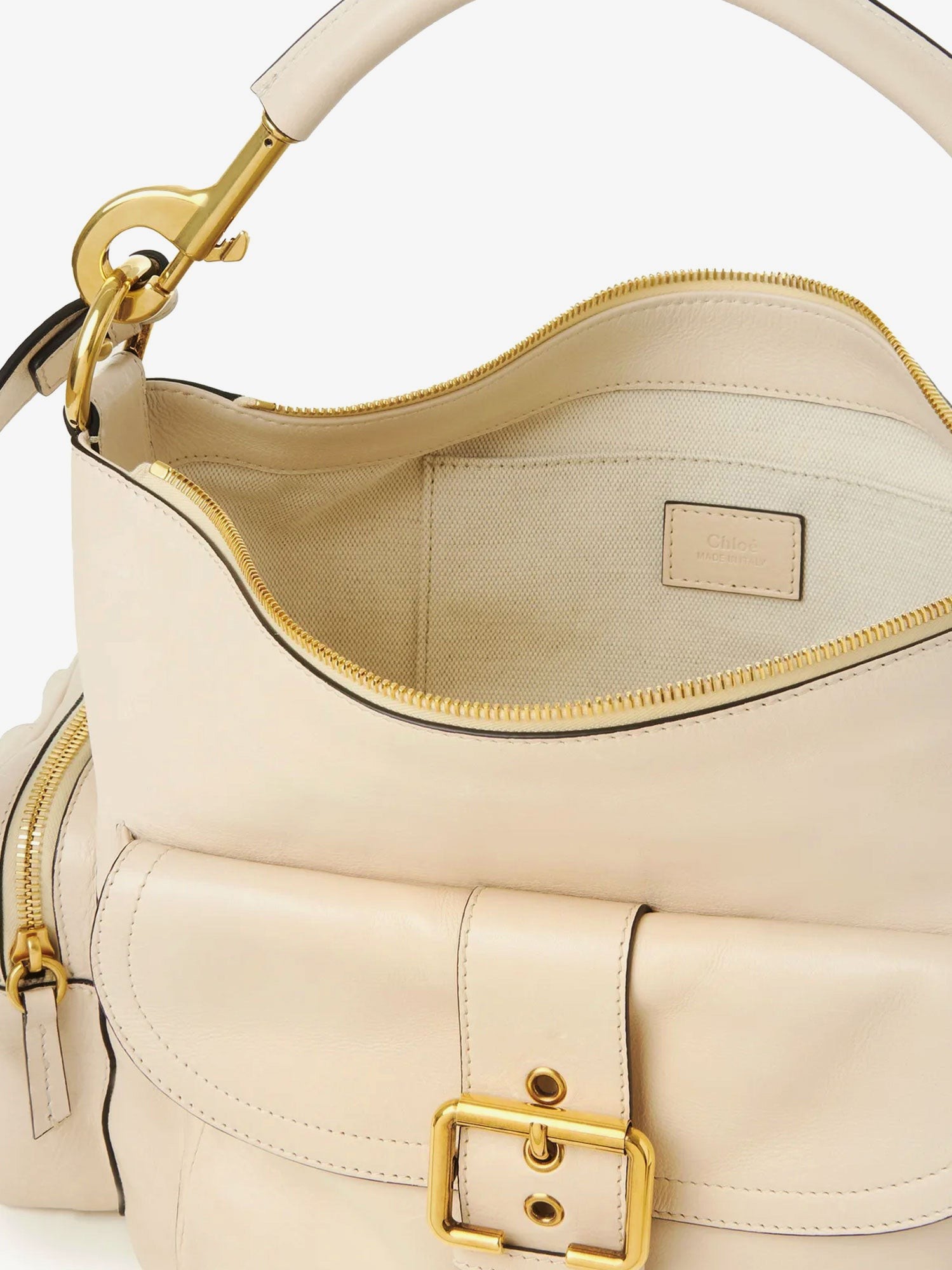 Medium Double Carry leather shoulder bag - Image 4