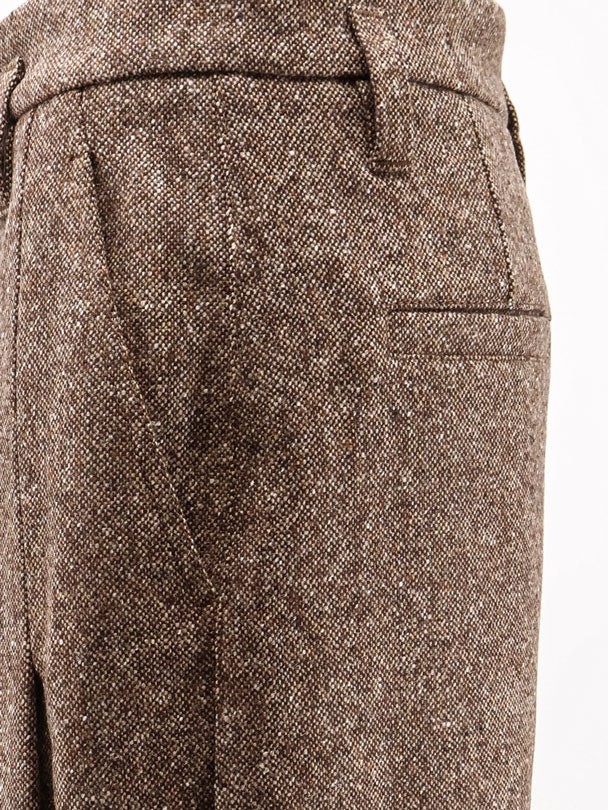 Mélange wool blend trousers - Image 3