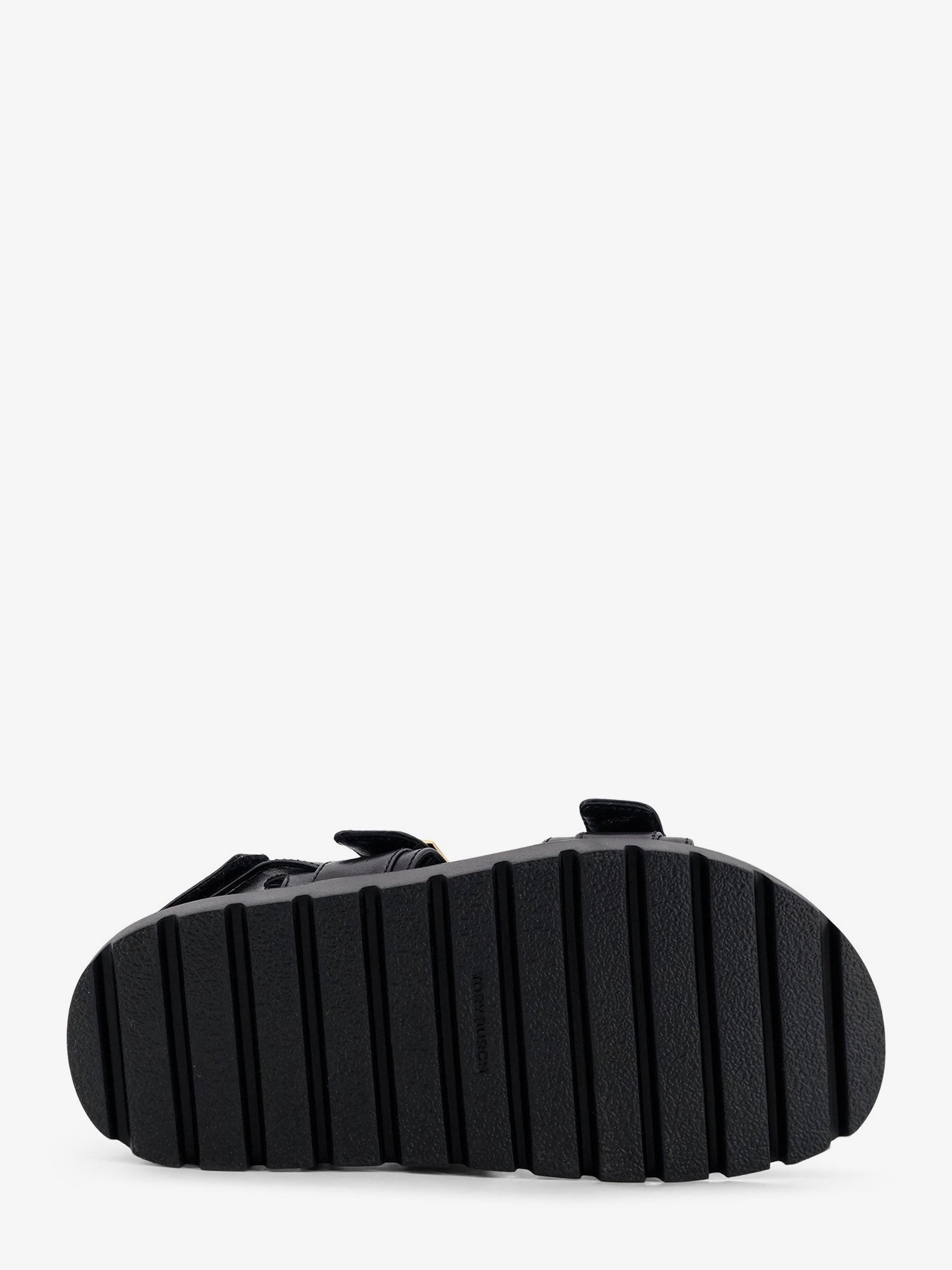 Mellow leather sandals with metal logo on the side - Image 4