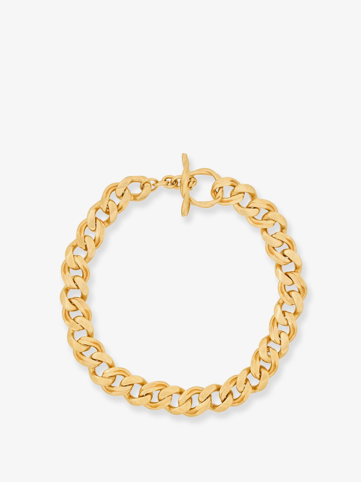 Metal choker necklace