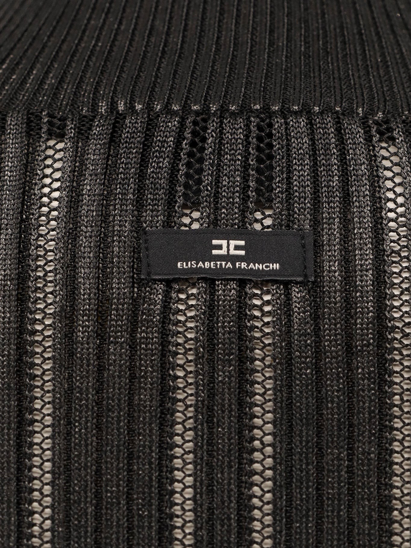 Metallic fabric turtleneck sweater - Image 3
