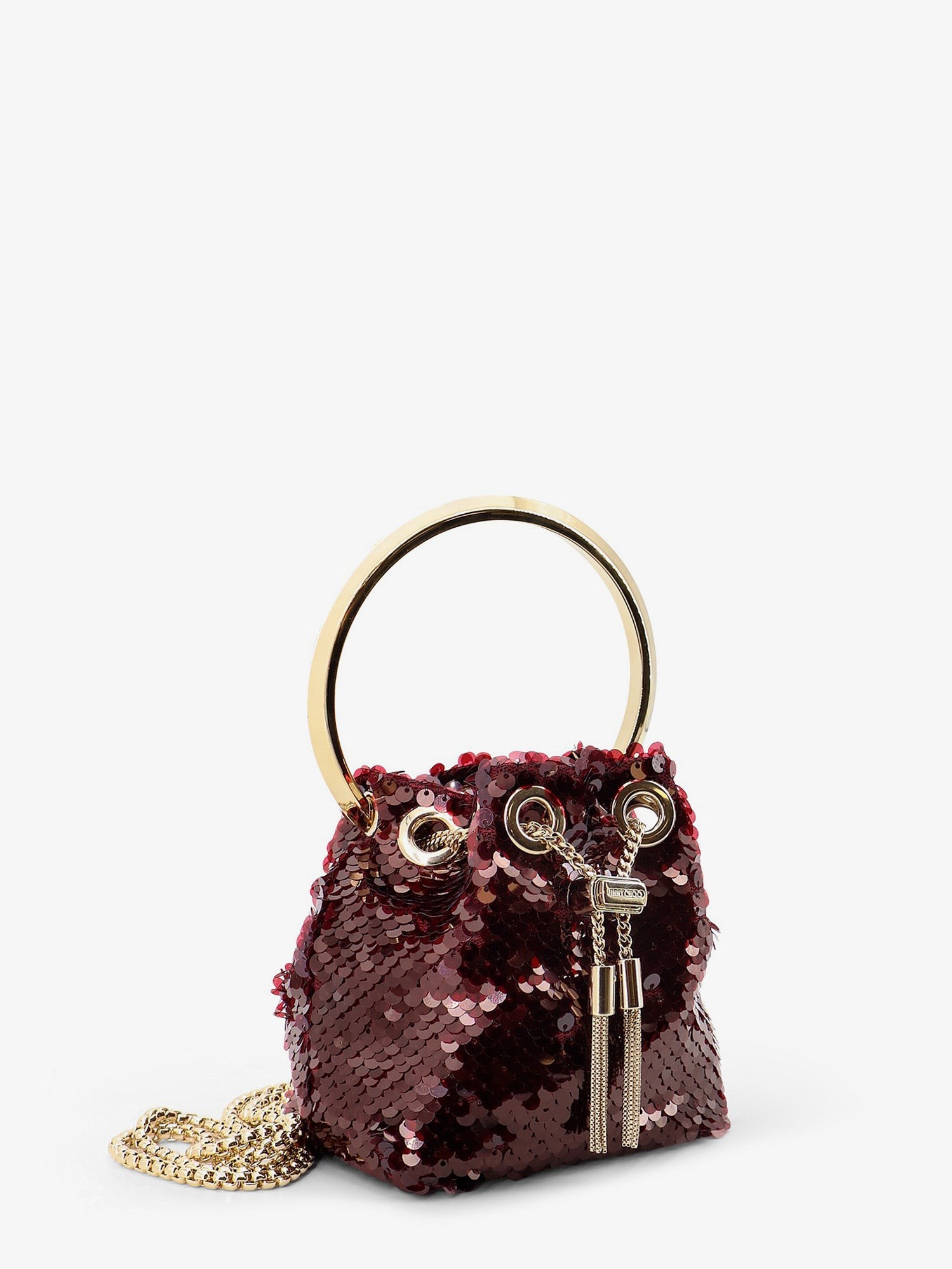 Micro BonBon crossbody bag with all-over sequins - Image 3