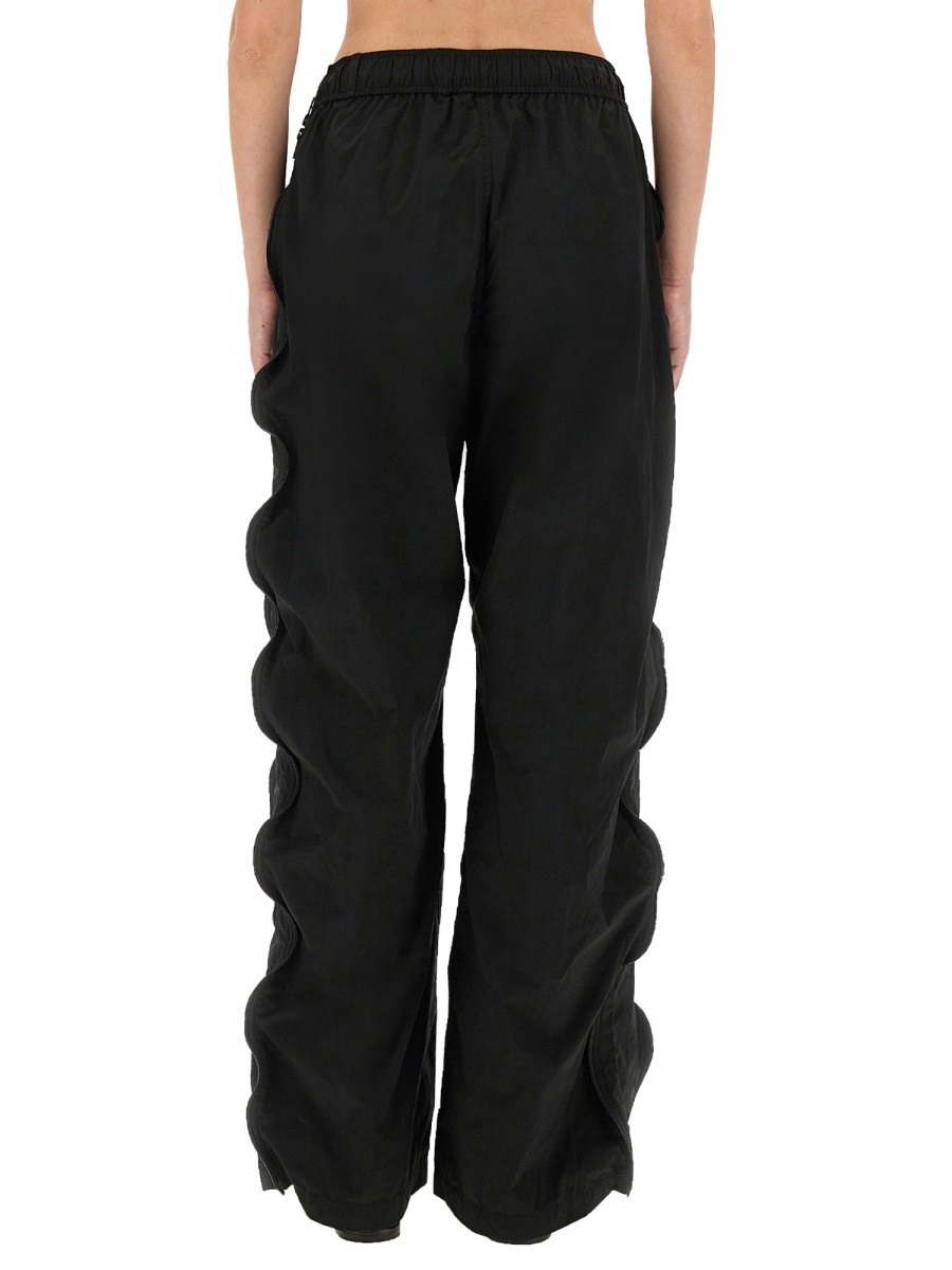 MID-RISE TRACK PANTS WITH ZIPPER - Image 3