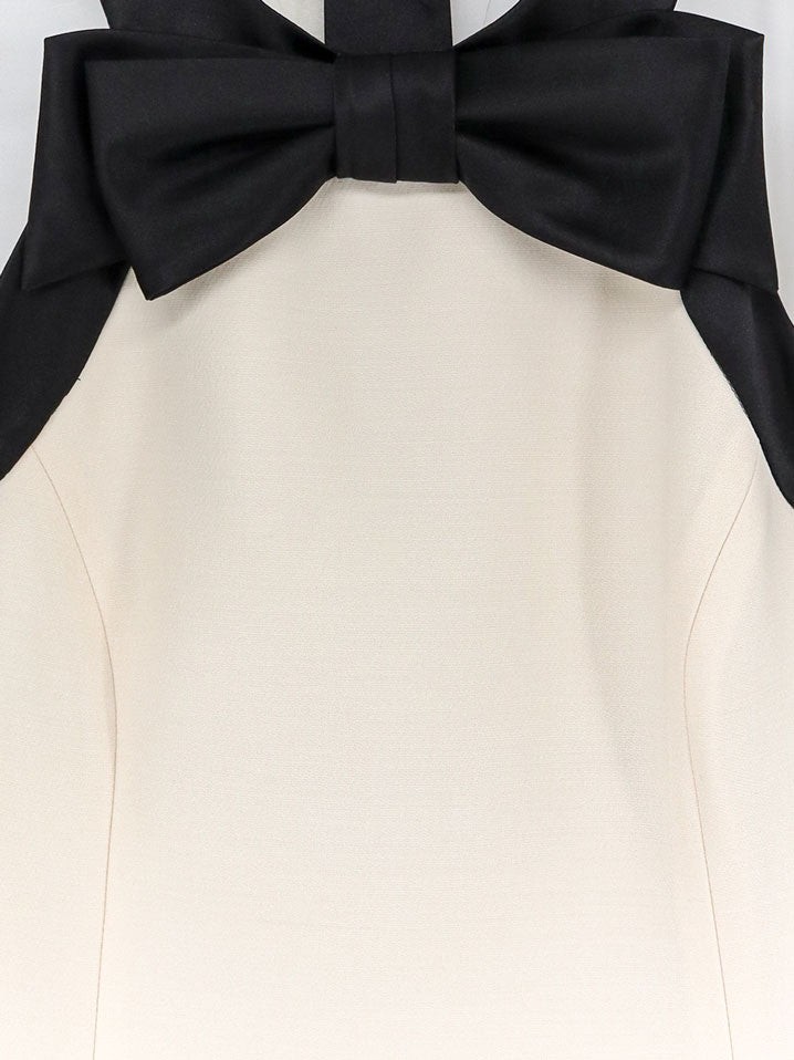 Mini dress with bow detail - Image 3
