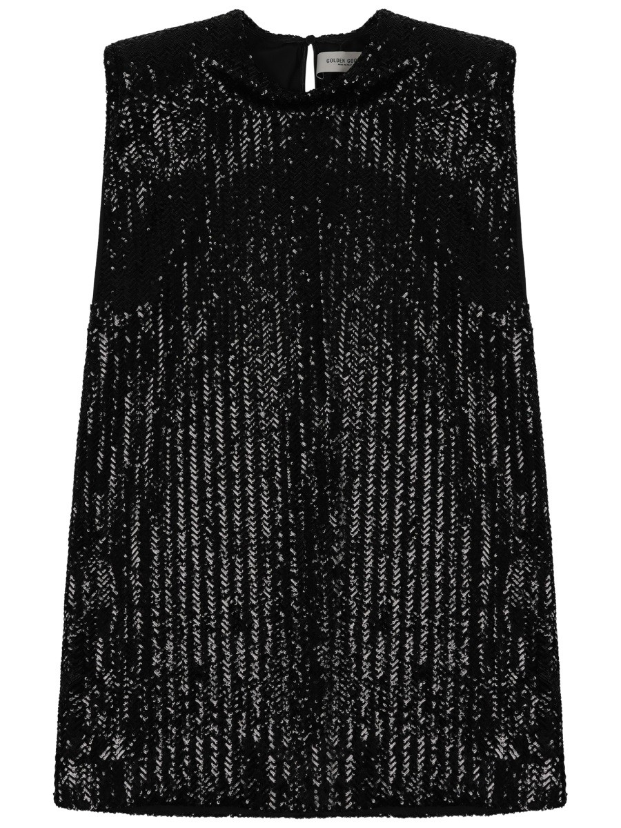 MINI DRESS WITH SEQUINS