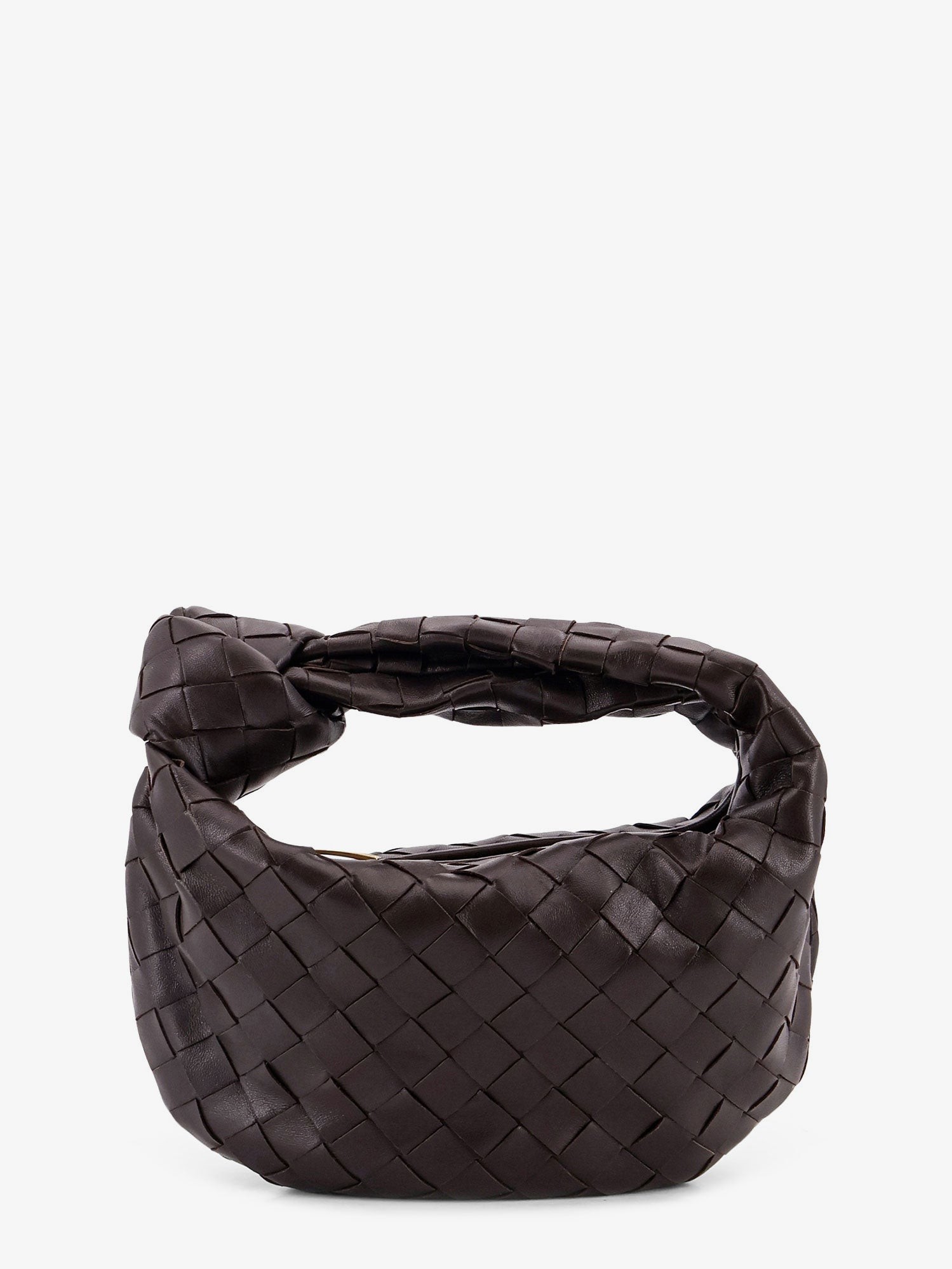 Mini Jodie leather handbag with Intrecciato motif