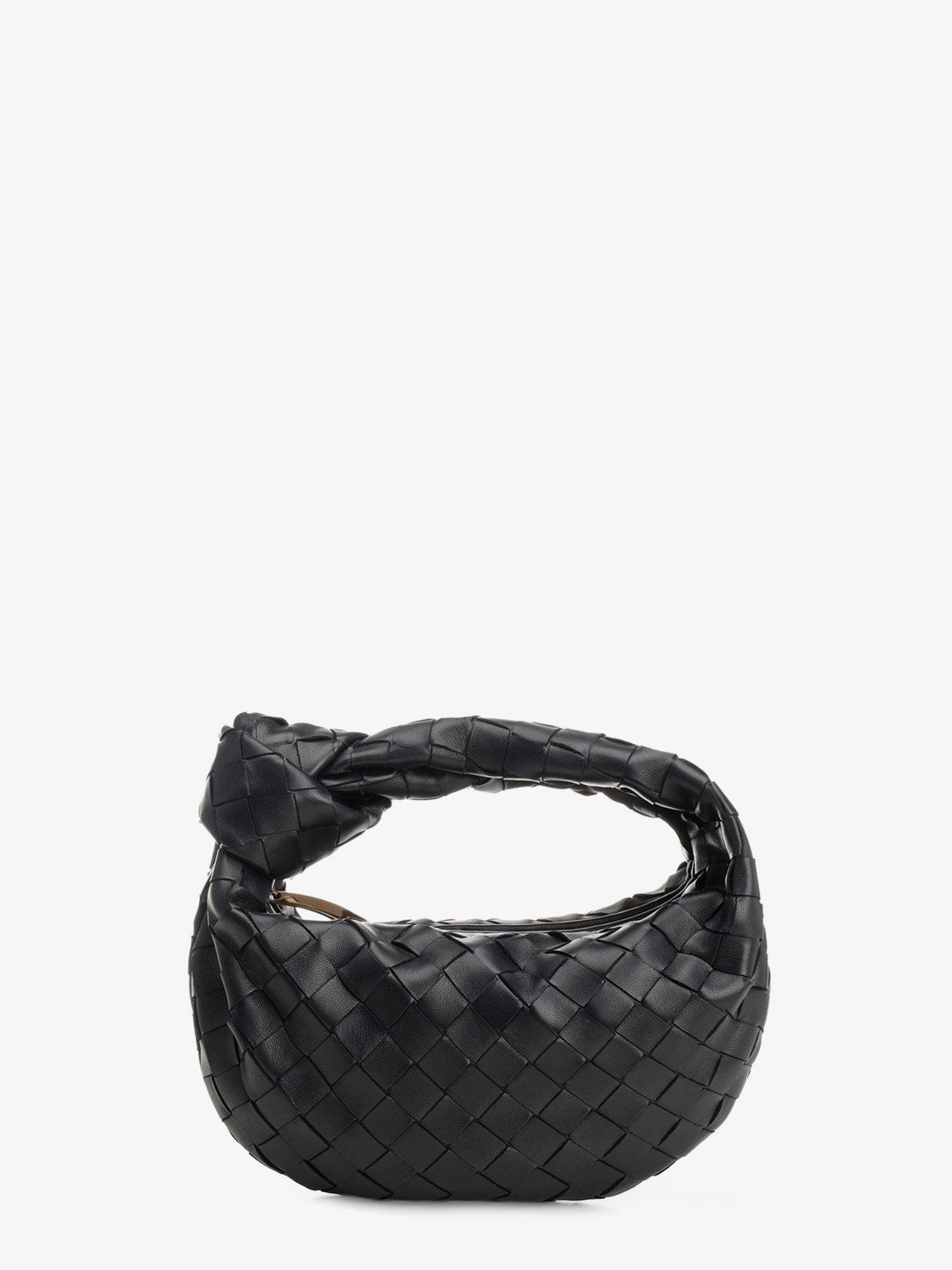 Mini Jodie leather handbag with Intrecciato motif