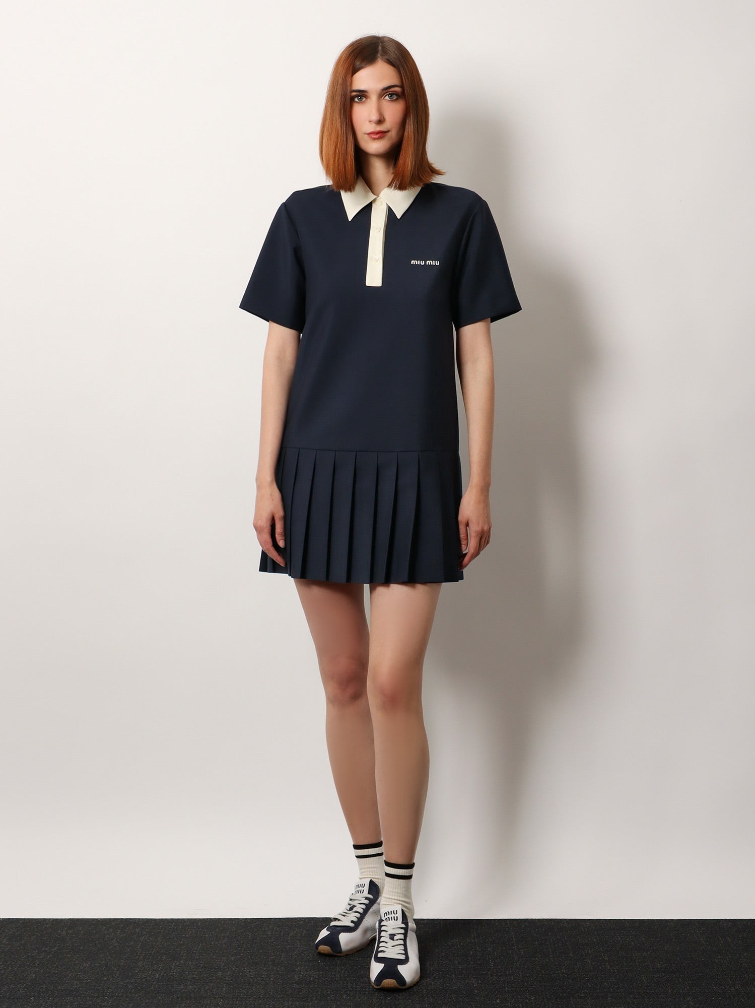 Mohair and virgin wool short dress - Image 2