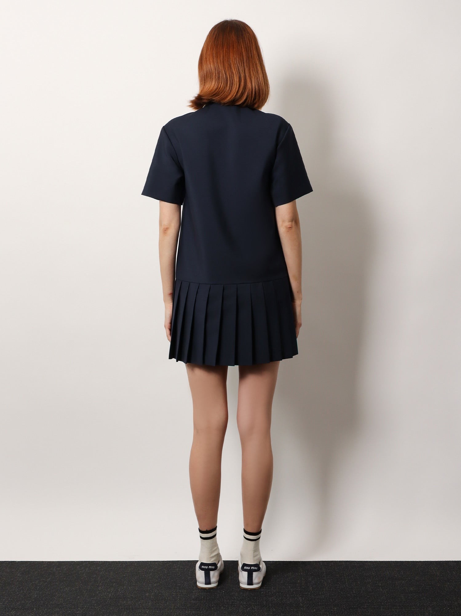 Mohair and virgin wool short dress - Image 3