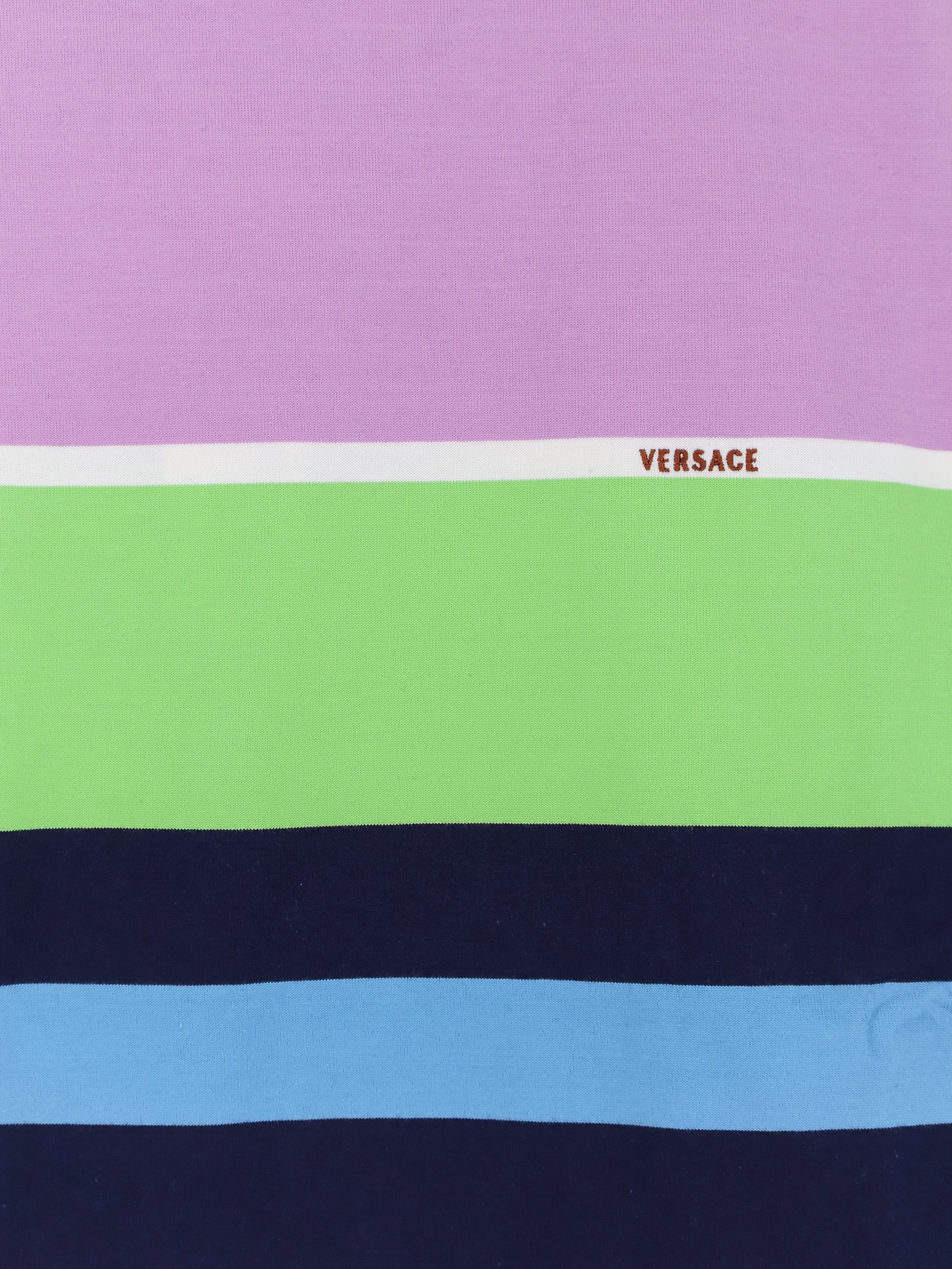 Multicolor stripes cotton sweatshirt - Image 3