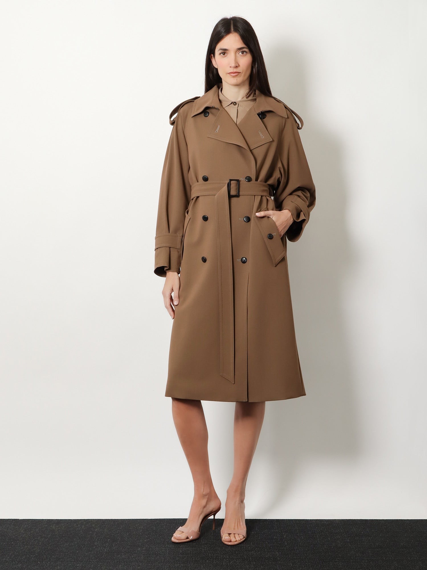 Mxmcerto virgin wool trench - Image 4